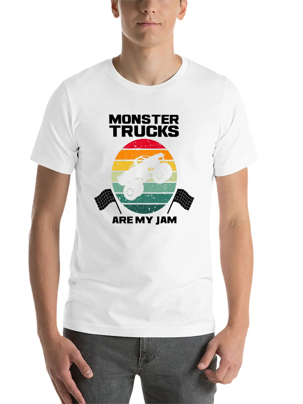Monster Truck Adventure Dirt Racing Lovers Breathable Graphic T-Shirt – Perfect For Casual Days