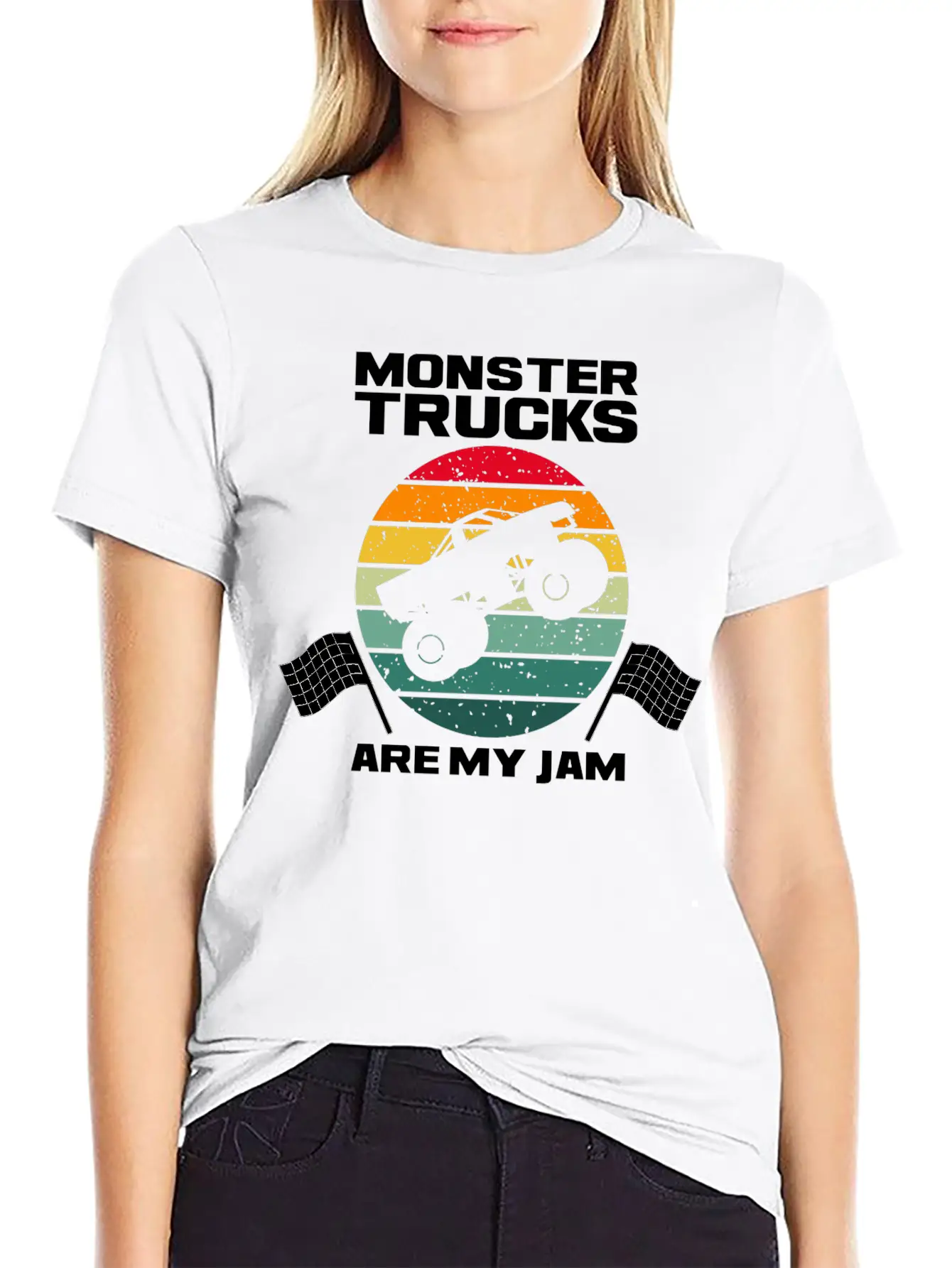 Monster Truck Adventure Dirt Racing Lovers Breathable Graphic T-Shirt – Perfect For Casual Days