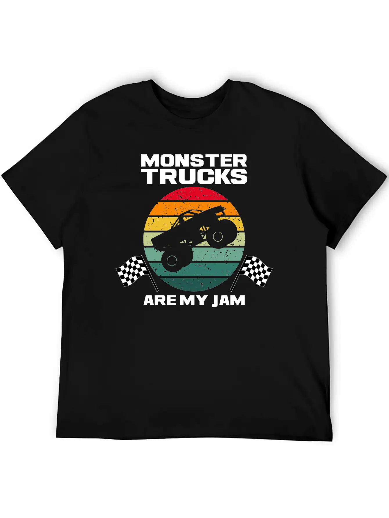 Monster Truck Adventure Dirt Racing Lovers Breathable Graphic T-Shirt – Perfect For Casual Days