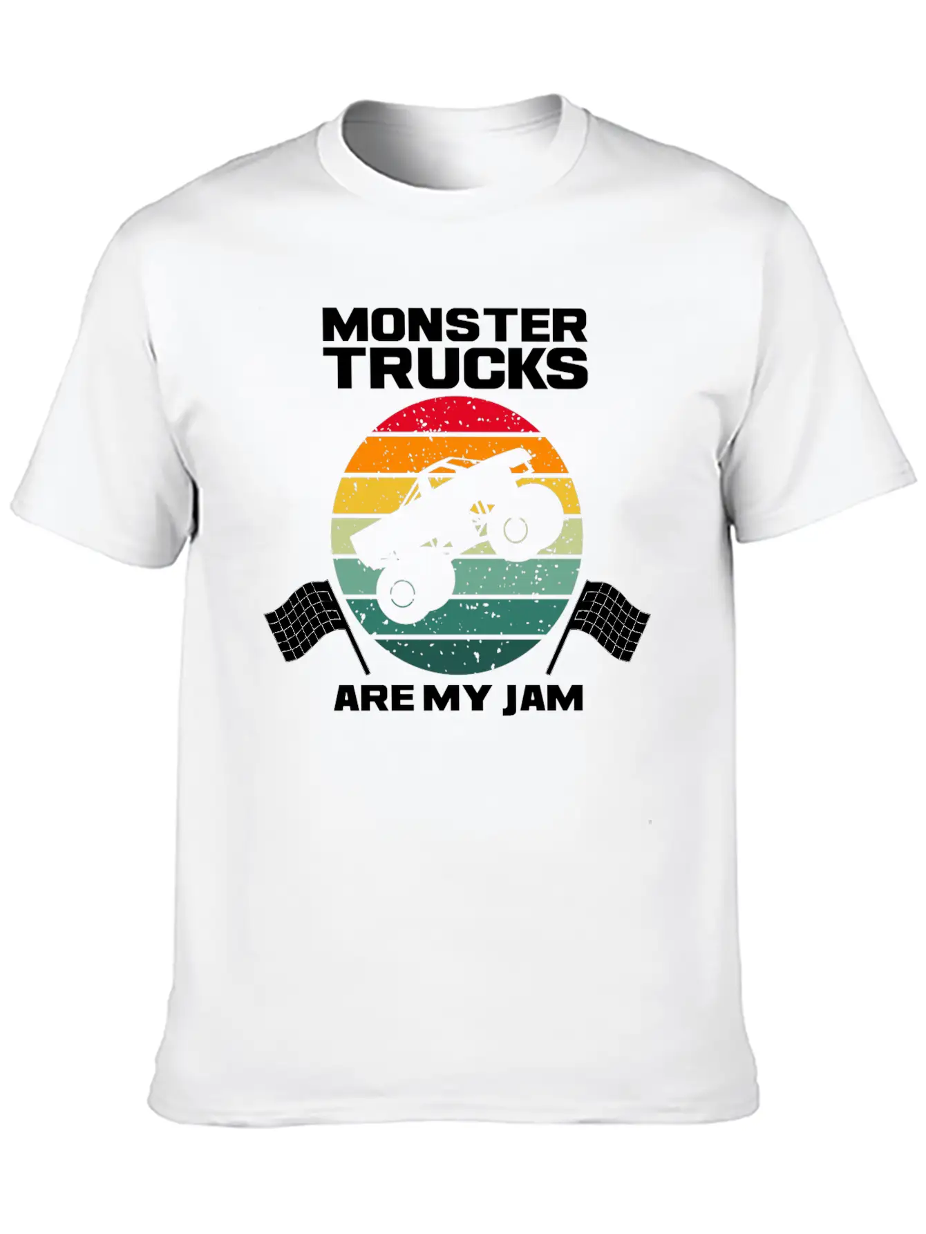 Monster Truck Adventure Dirt Racing Lovers Breathable Graphic T-Shirt – Perfect For Casual Days