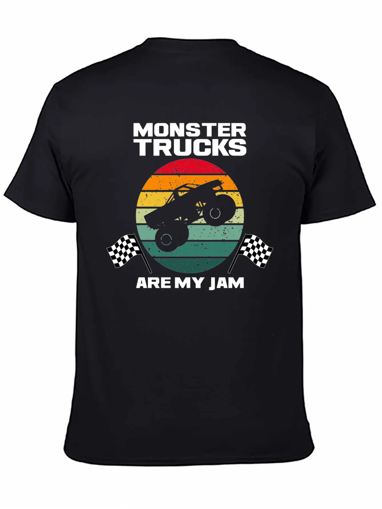 Monster Truck Adventure Dirt Racing Lovers Breathable Graphic T-Shirt – Perfect For Casual Days