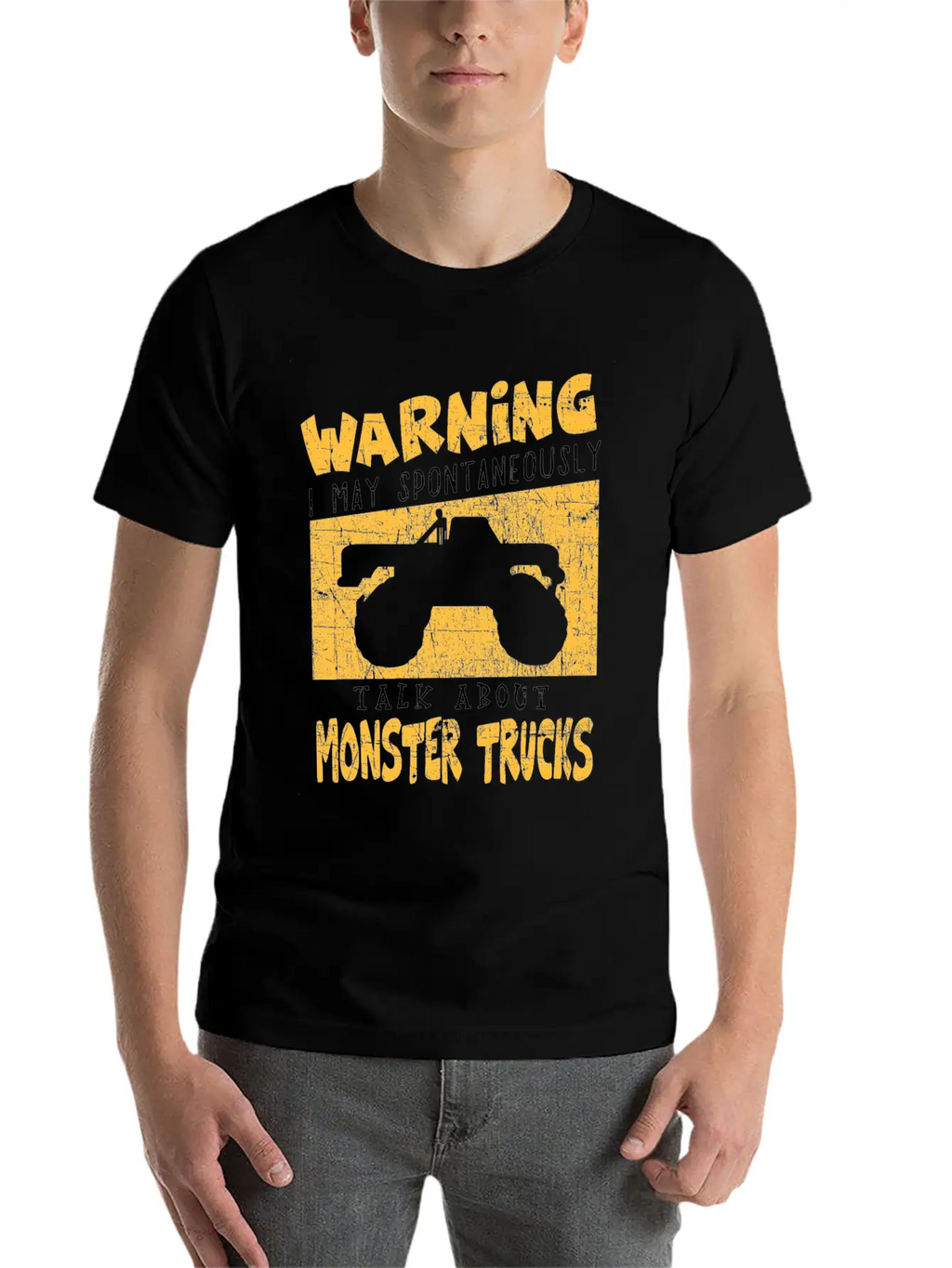 Monster Truck Big Foot Truck Mega Diesel Pick Up Essential Cotton Tee For Daily Outfits – Unisex Style