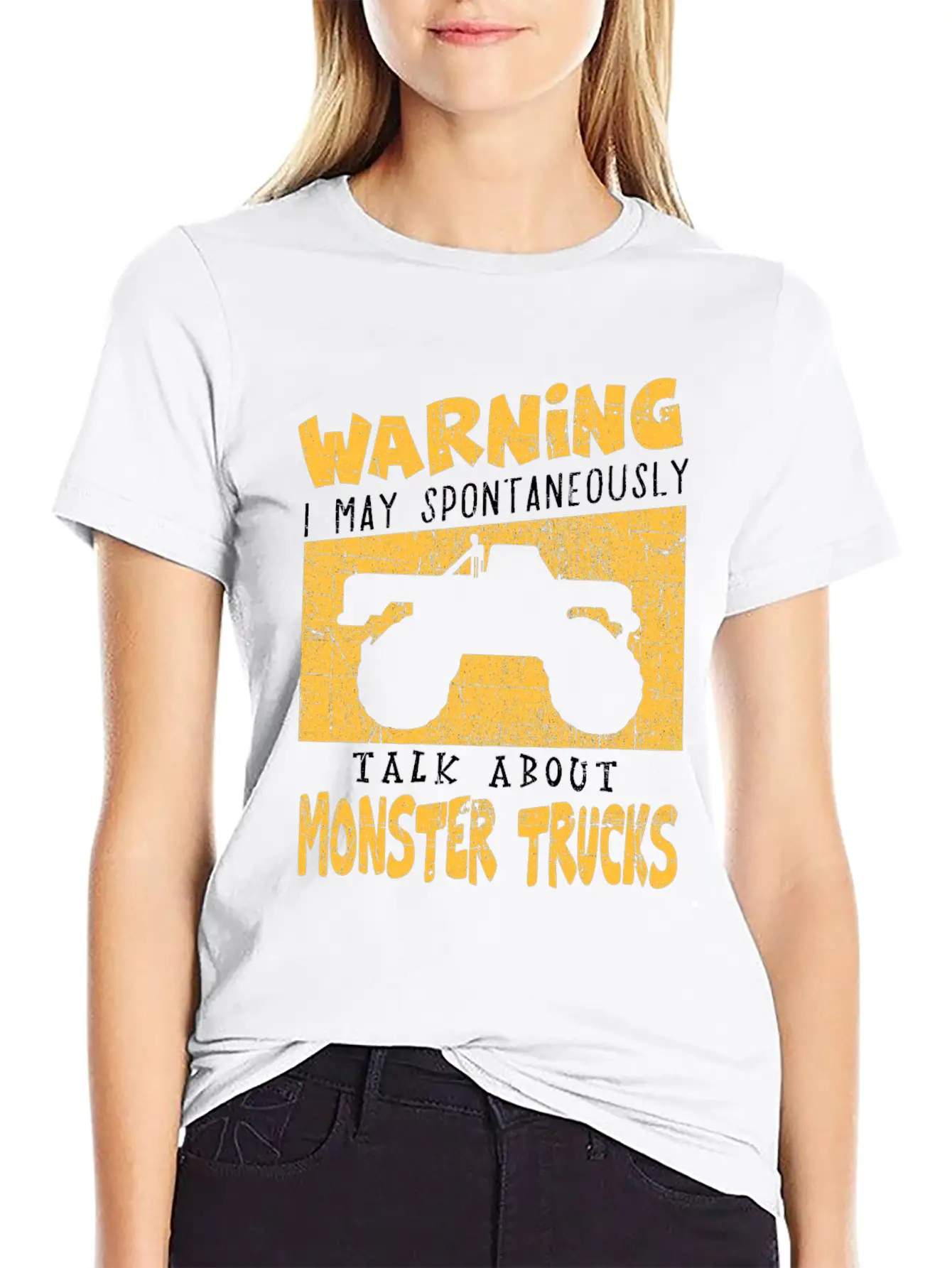Monster Truck Big Foot Truck Mega Diesel Pick Up Essential Cotton Tee For Daily Outfits – Unisex Style