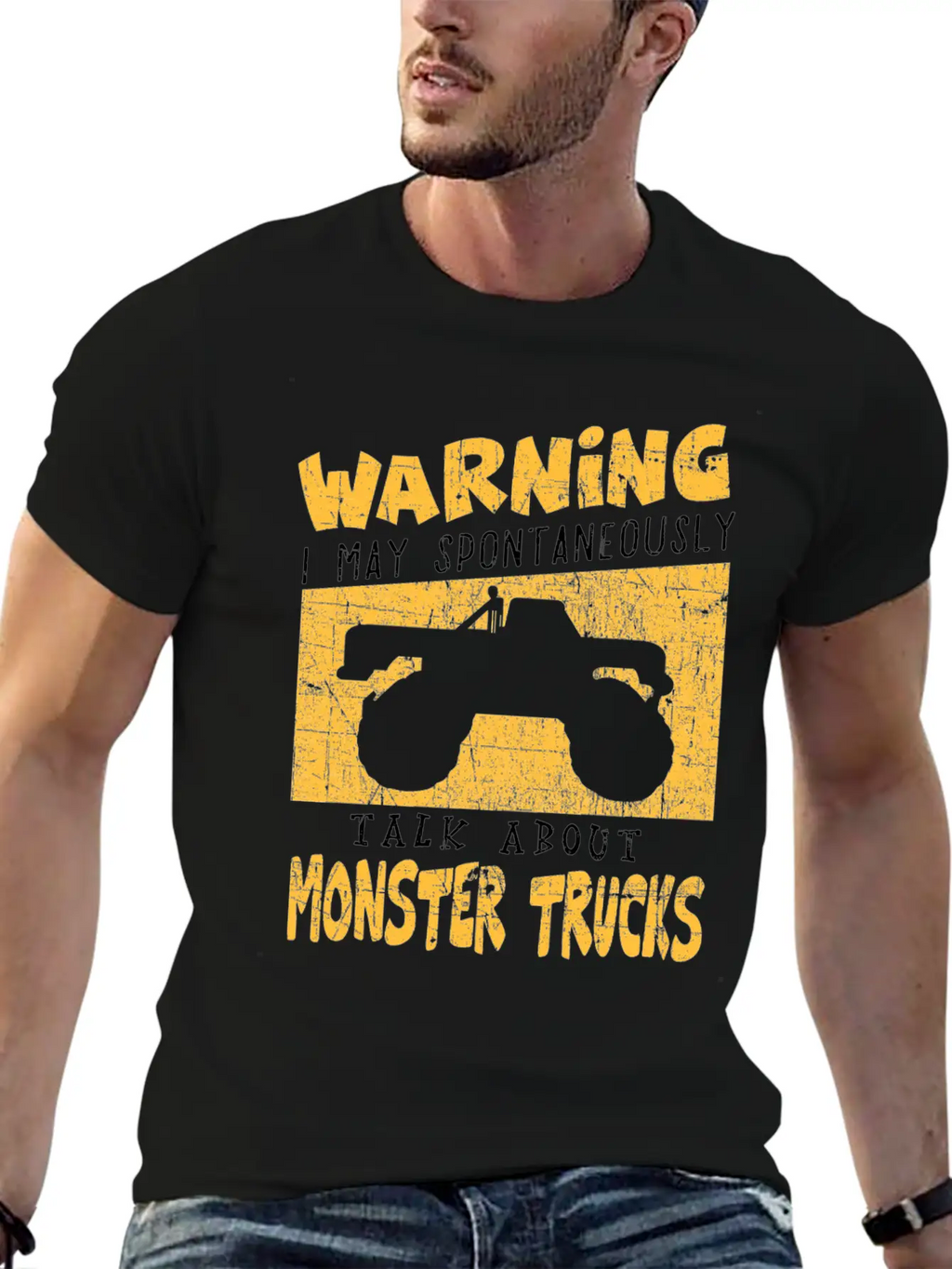 Monster Truck Big Foot Truck Mega Diesel Pick Up Essential Cotton Tee For Daily Outfits – Unisex Style