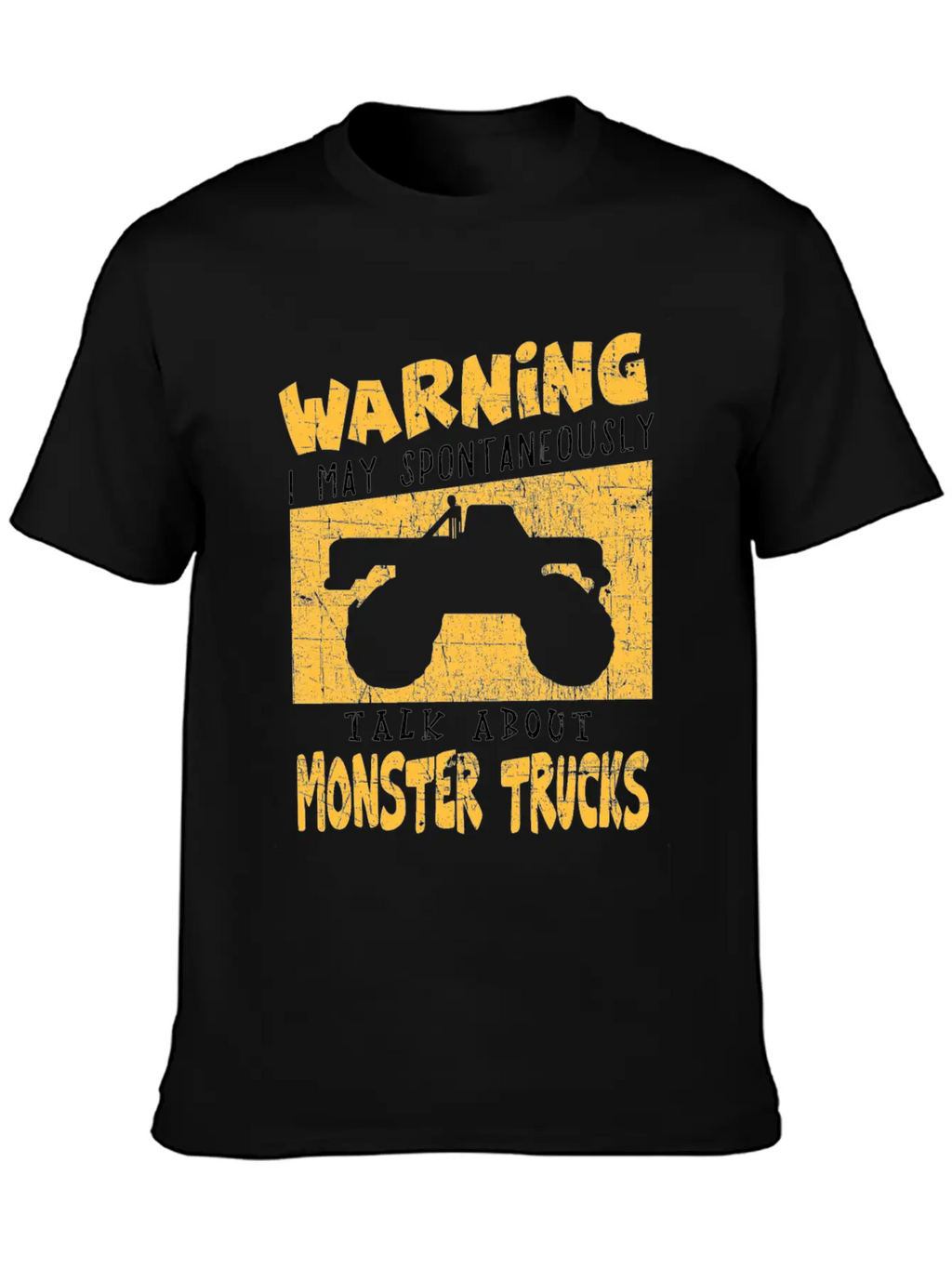 Monster Truck Big Foot Truck Mega Diesel Pick Up Essential Cotton Tee For Daily Outfits – Unisex Style