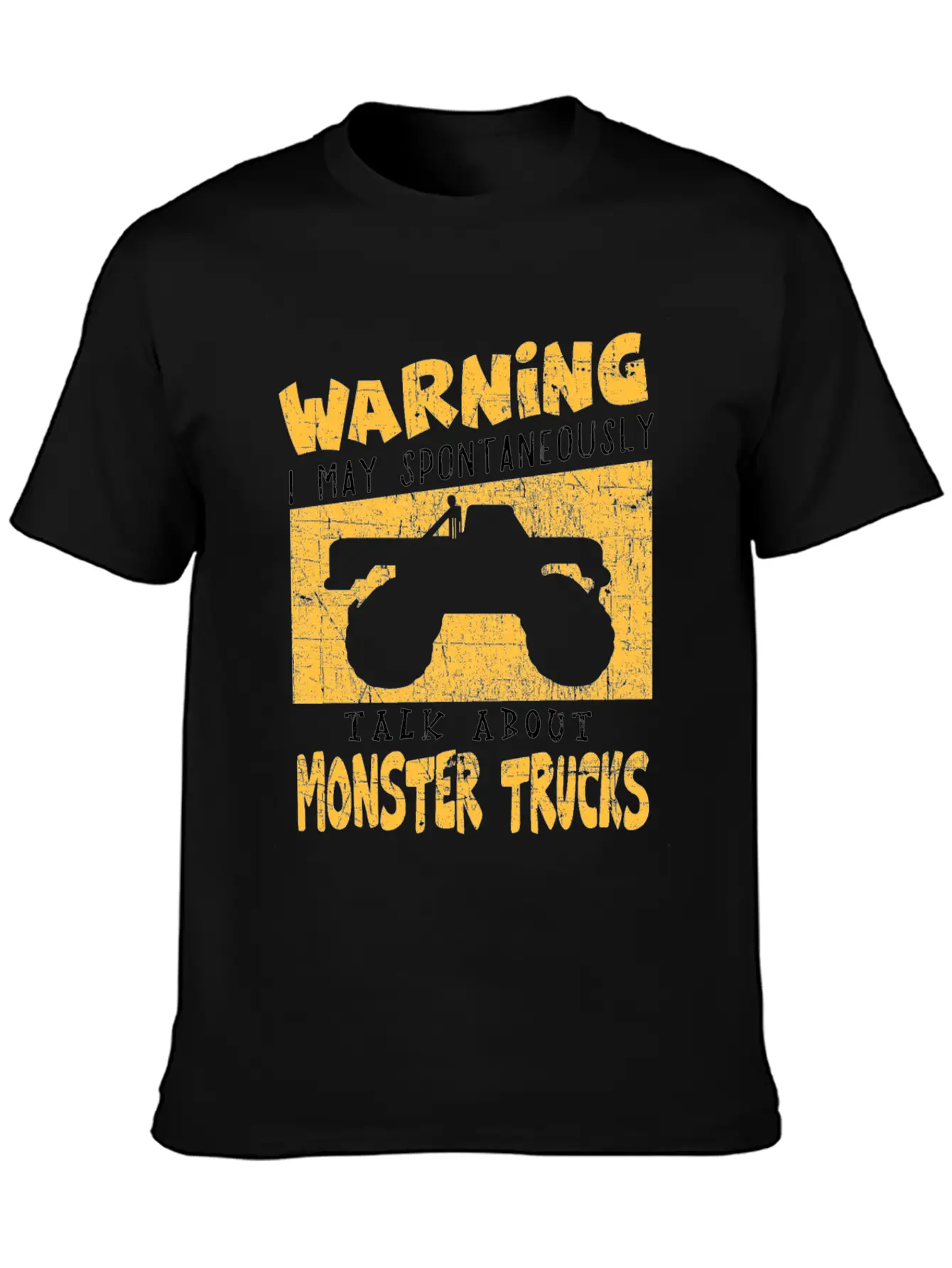 Monster Truck Big Foot Truck Mega Diesel Pick Up Essential Cotton Tee For Daily Outfits – Unisex Style