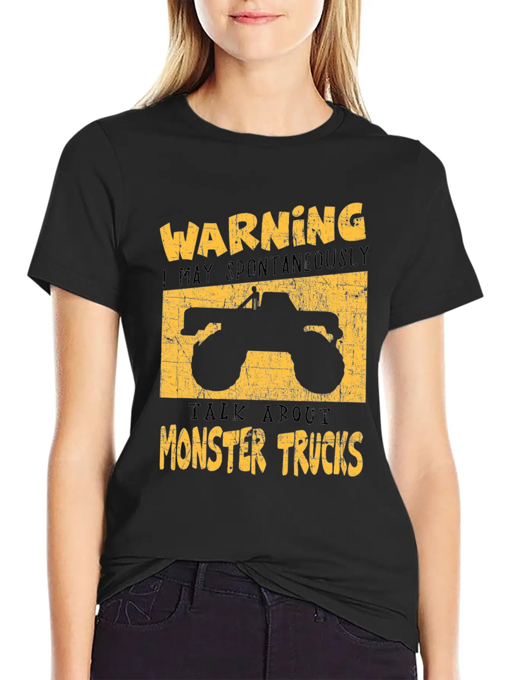 Monster Truck Big Foot Truck Mega Diesel Pick Up Essential Cotton Tee For Daily Outfits – Unisex Style