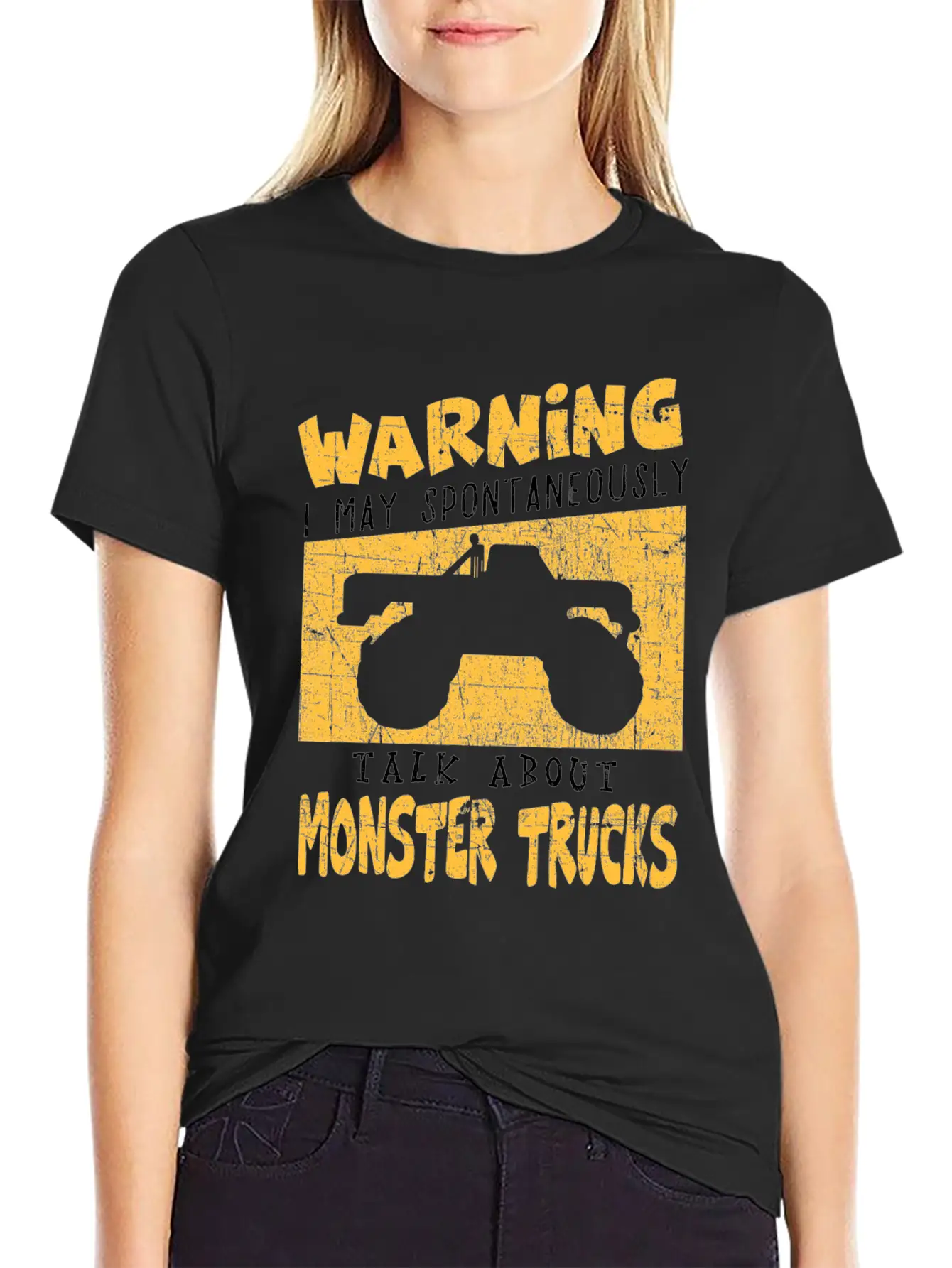 Monster Truck Big Foot Truck Mega Diesel Pick Up Essential Cotton Tee For Daily Outfits – Unisex Style