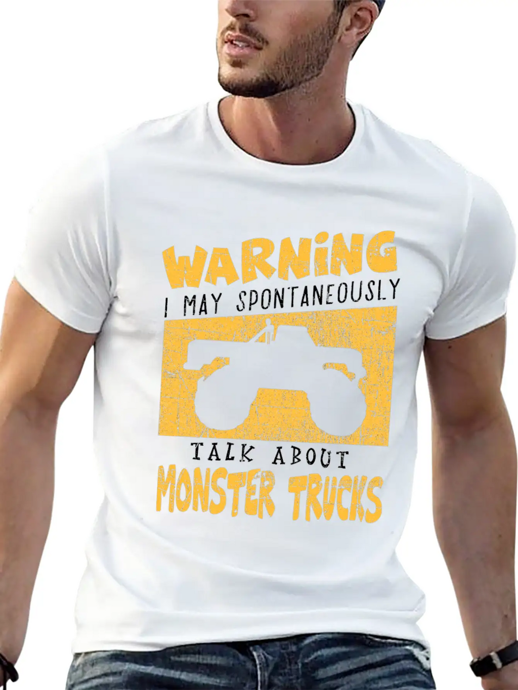 Monster Truck Big Foot Truck Mega Diesel Pick Up Essential Cotton Tee For Daily Outfits – Unisex Style