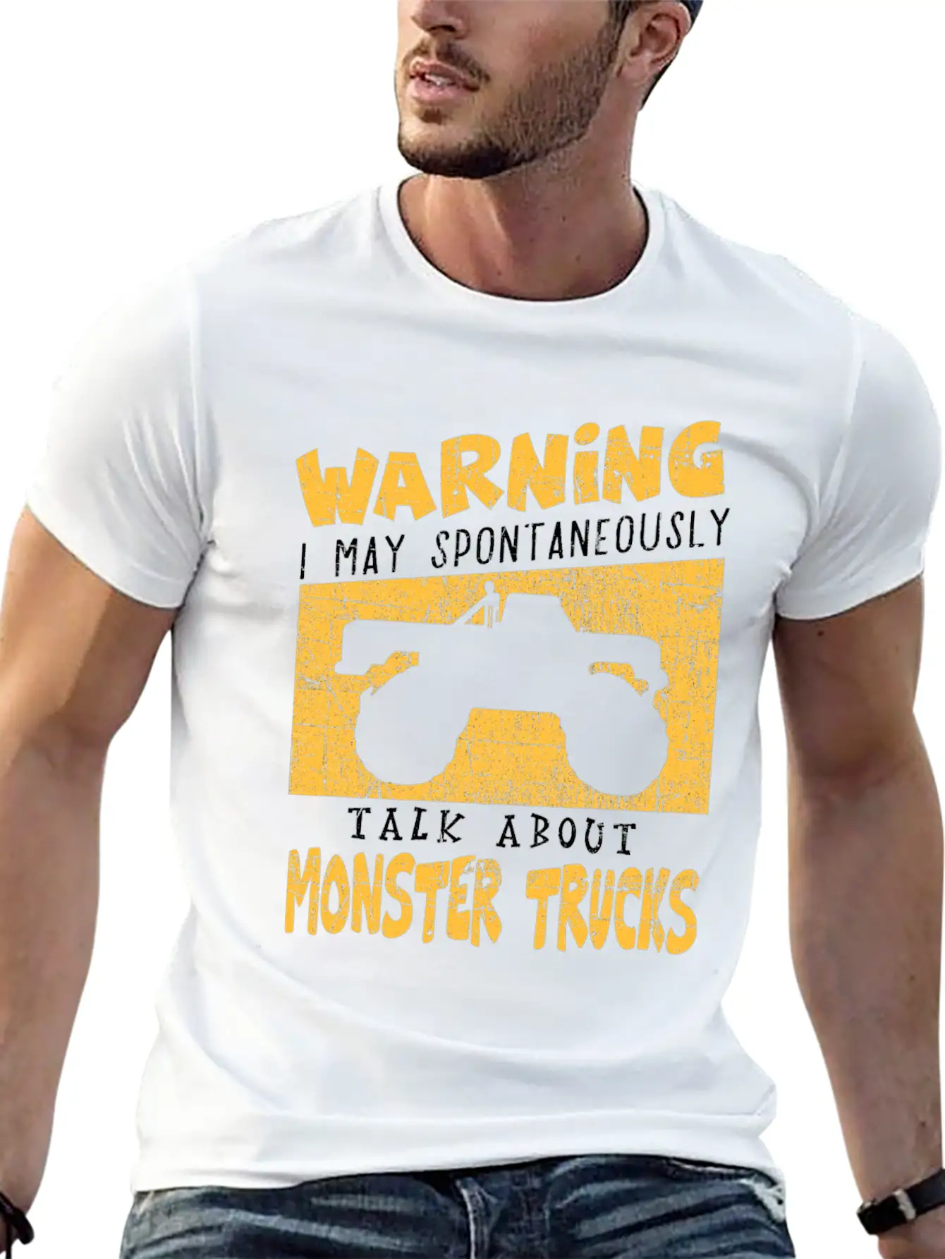Monster Truck Big Foot Truck Mega Diesel Pick Up Essential Cotton Tee For Daily Outfits – Unisex Style