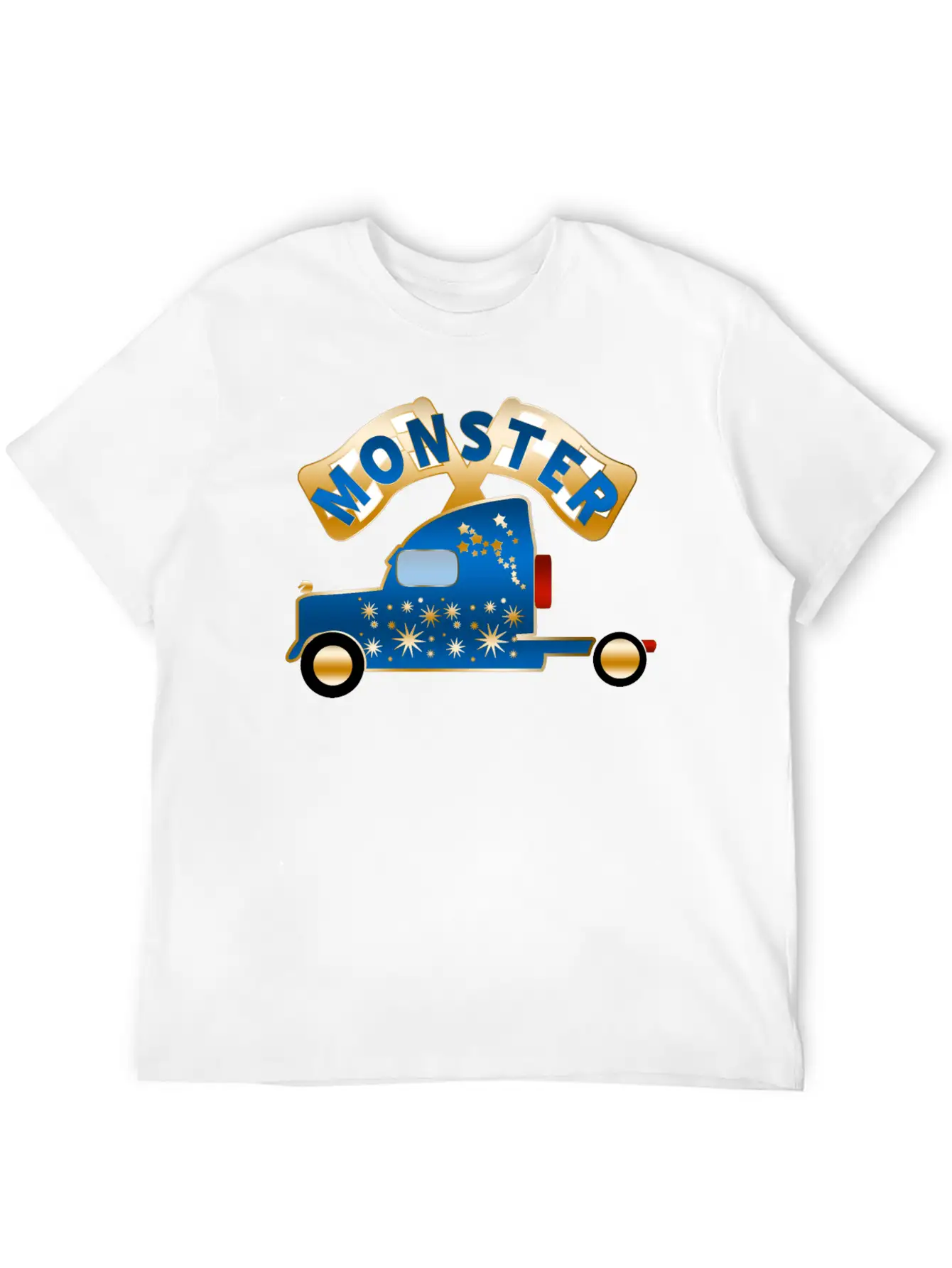 Monster Truck Breathable Graphic T-Shirt – Perfect For Casual Days