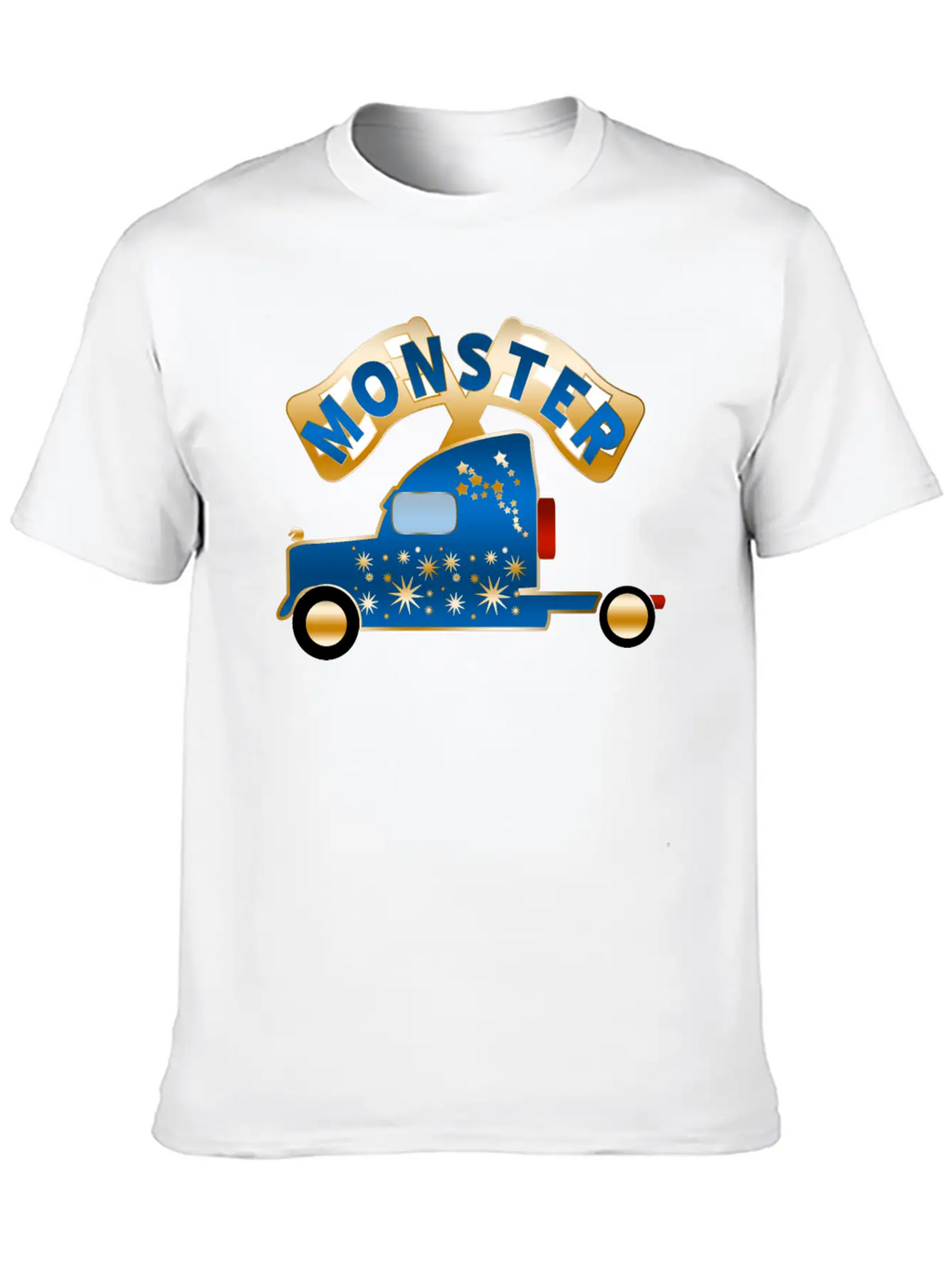 Monster Truck Breathable Graphic T-Shirt – Perfect For Casual Days