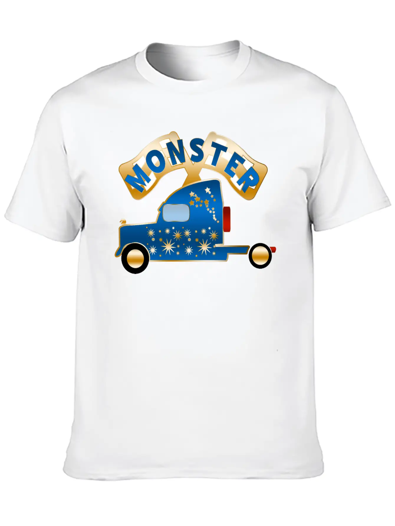 Monster Truck Breathable Graphic T-Shirt – Perfect For Casual Days