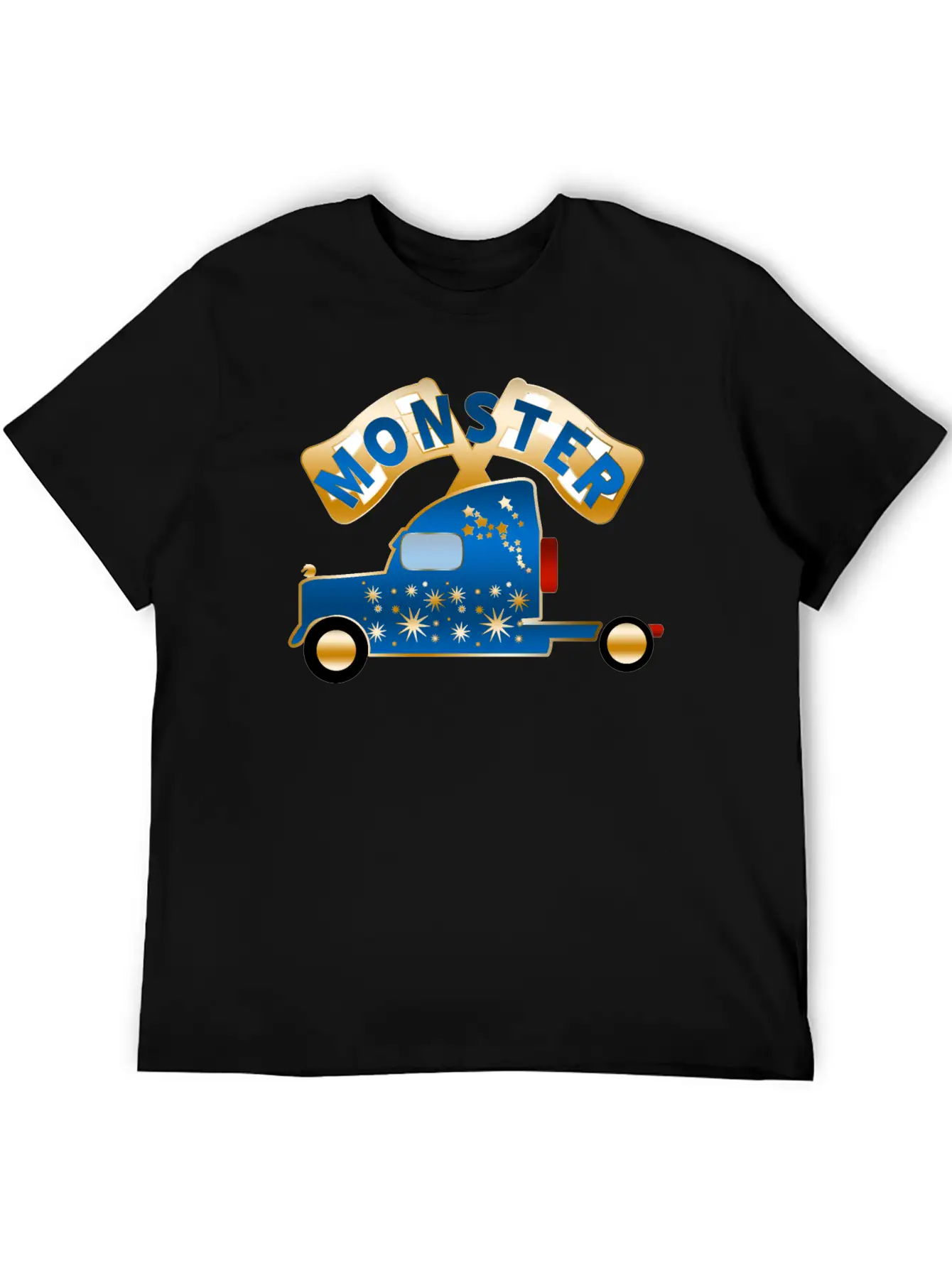 Monster Truck Breathable Graphic T-Shirt – Perfect For Casual Days