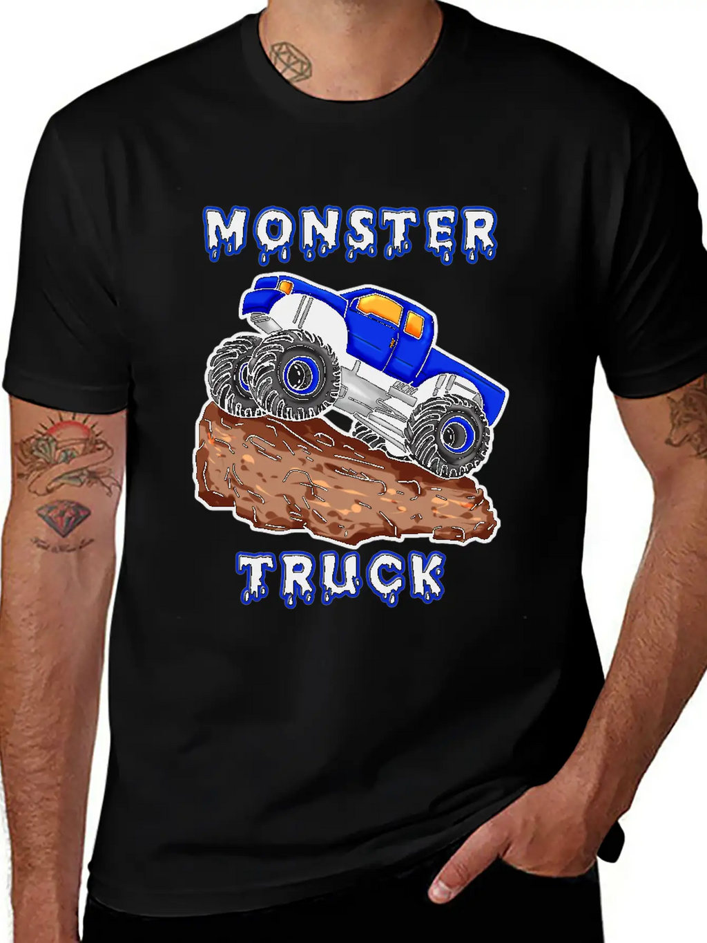 Monster Truck Classic Cotton Tee – Unisex Comfort For Any Season