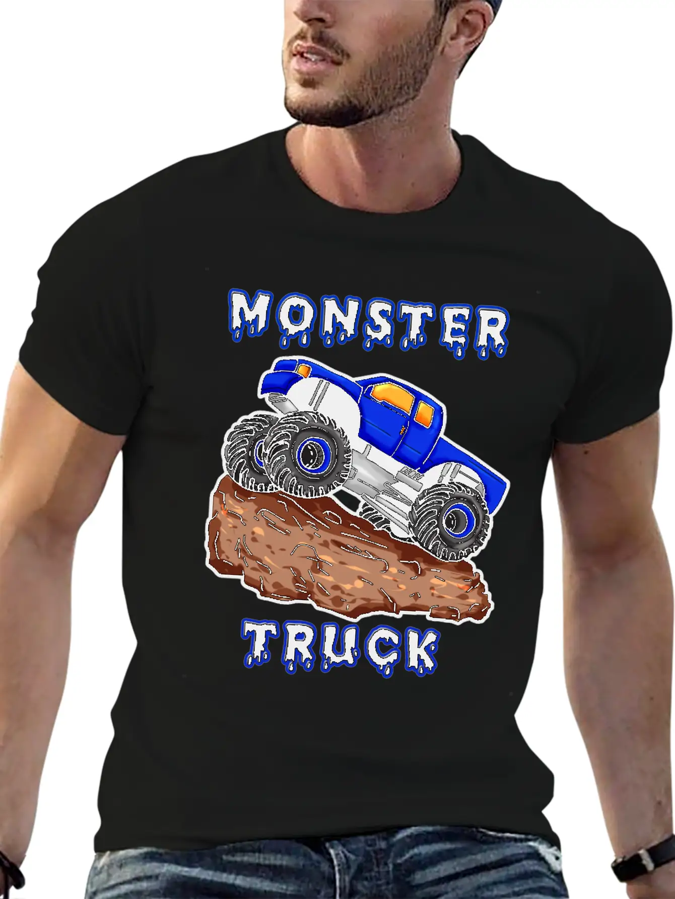 Monster Truck Classic Cotton Tee – Unisex Comfort For Any Season