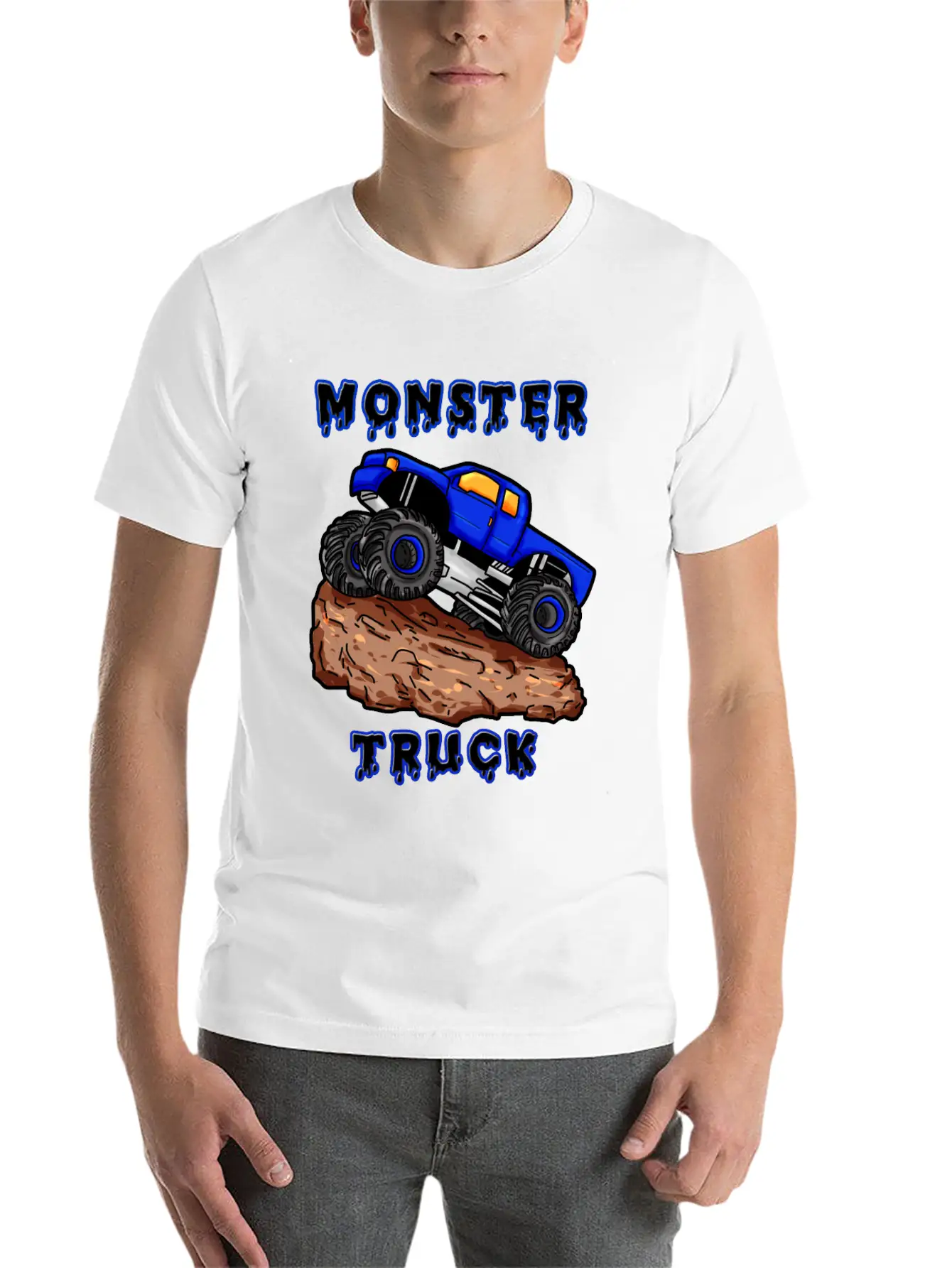 Monster Truck Classic Cotton Tee – Unisex Comfort For Any Season