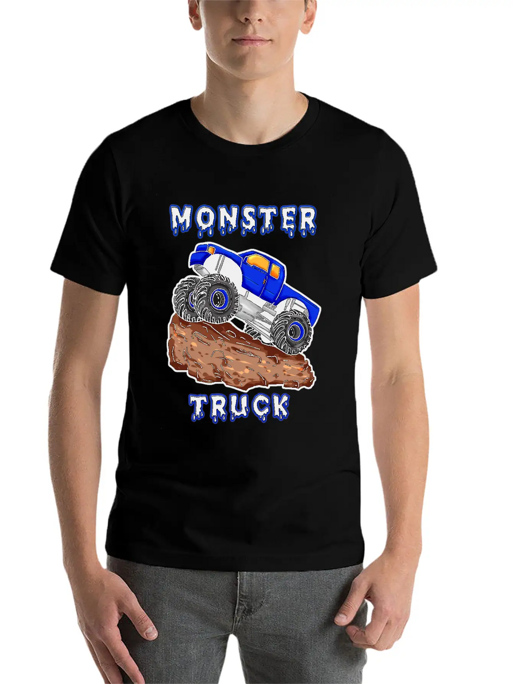 Monster Truck Classic Cotton Tee – Unisex Comfort For Any Season