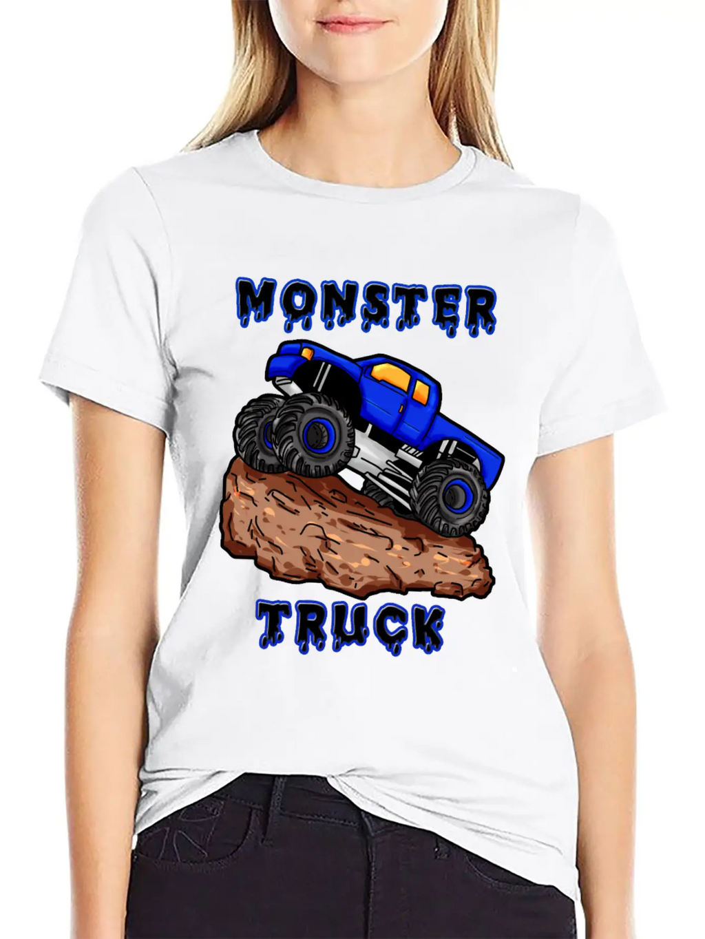 Monster Truck Classic Cotton Tee – Unisex Comfort For Any Season