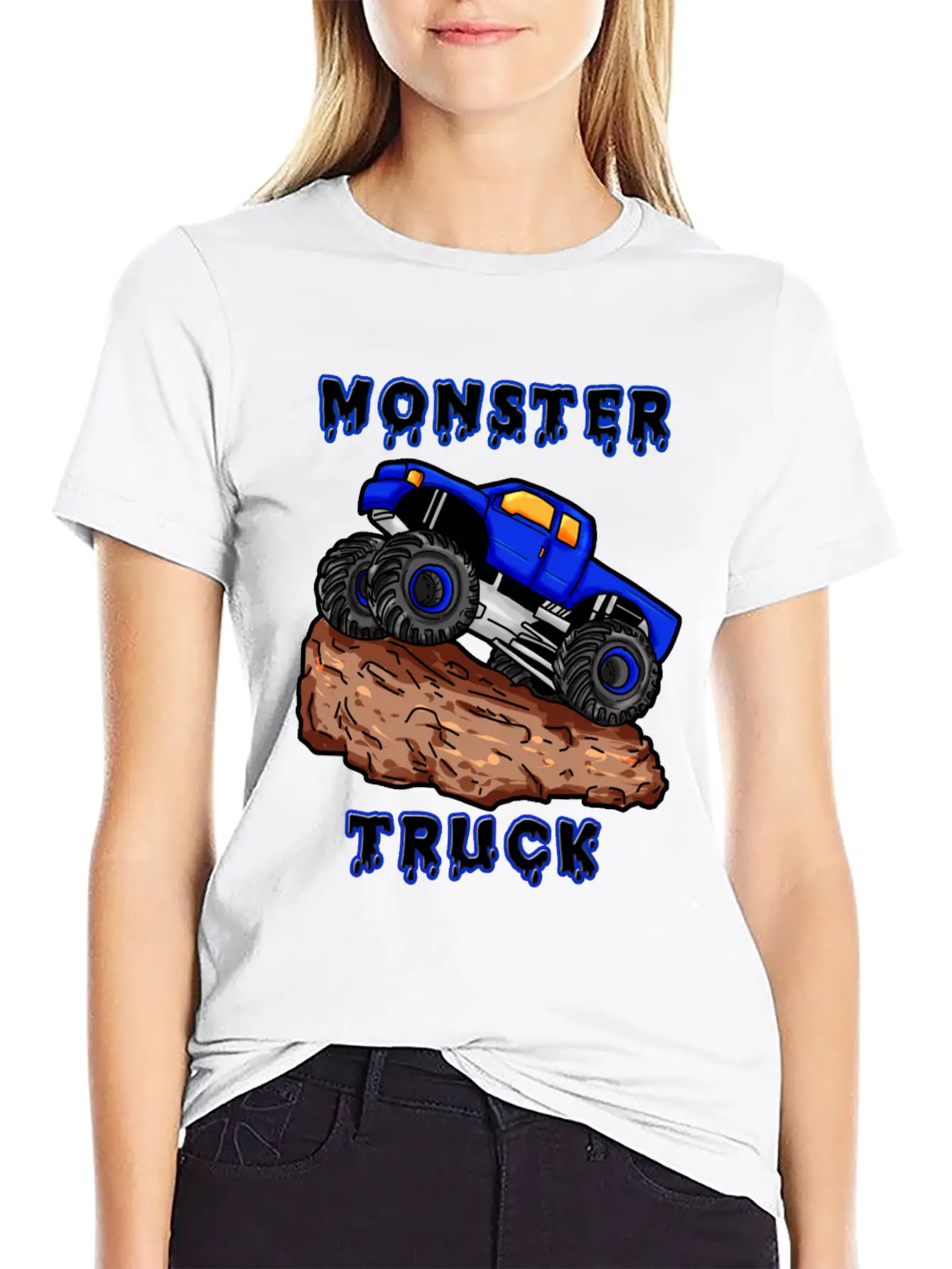 Monster Truck Classic Cotton Tee – Unisex Comfort For Any Season