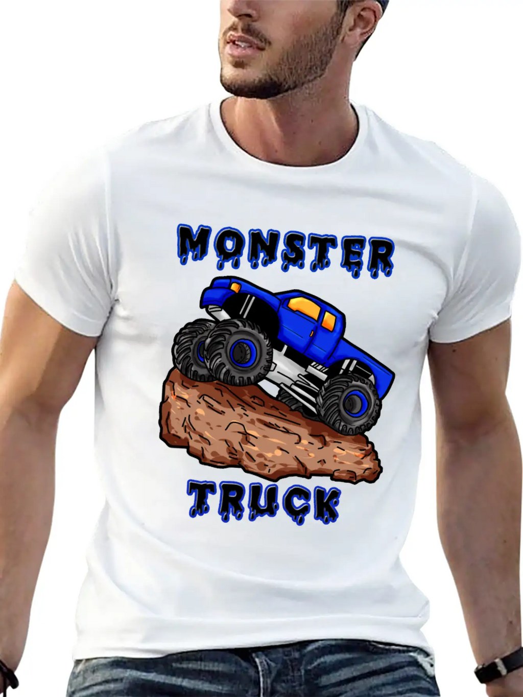 Monster Truck Classic Cotton Tee – Unisex Comfort For Any Season