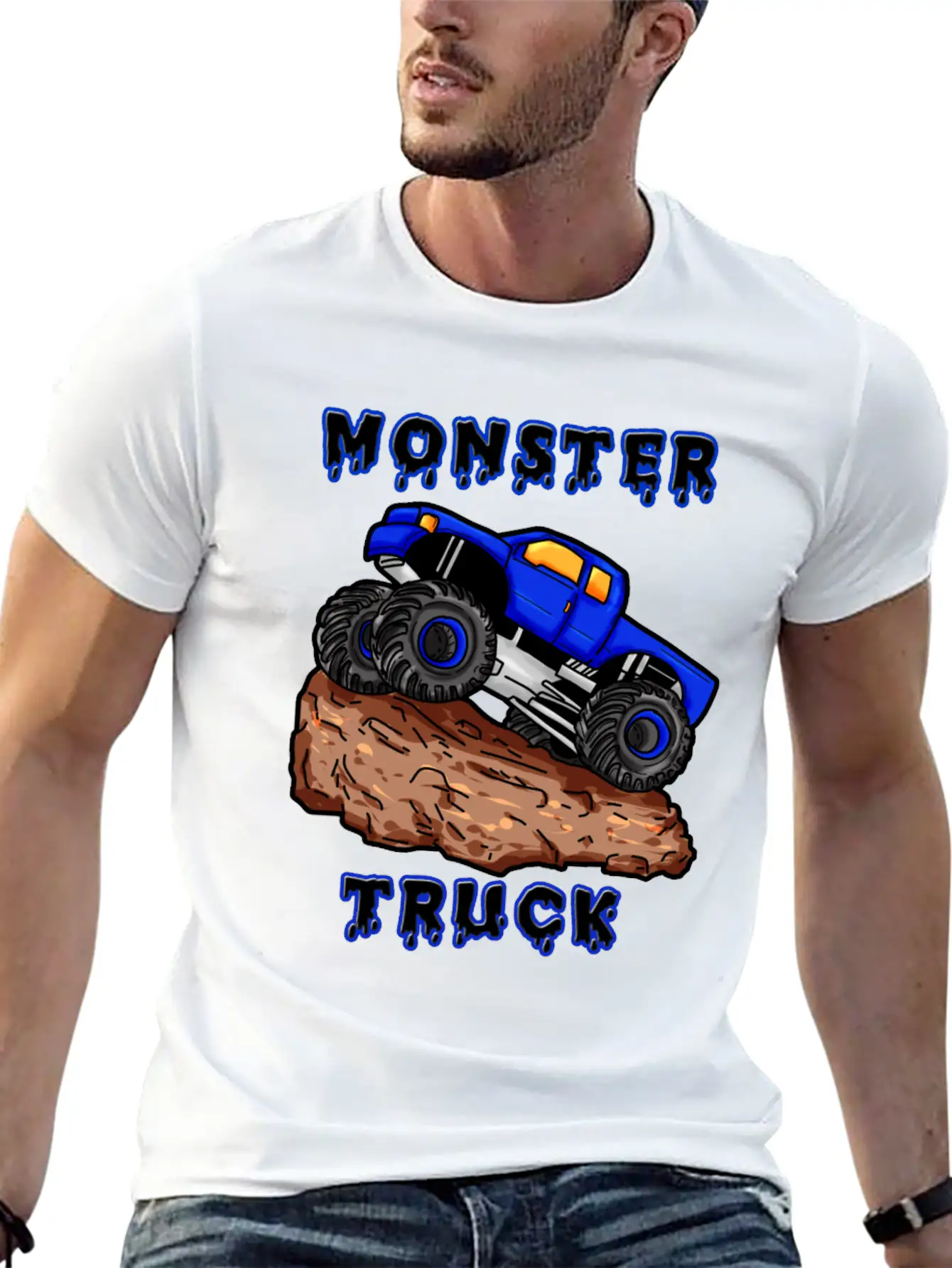 Monster Truck Classic Cotton Tee – Unisex Comfort For Any Season