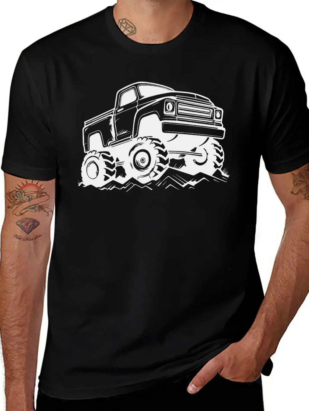 Monster Truck Monstertruck Unisex Casual T-Shirt – Clean Design For Daily Comfort