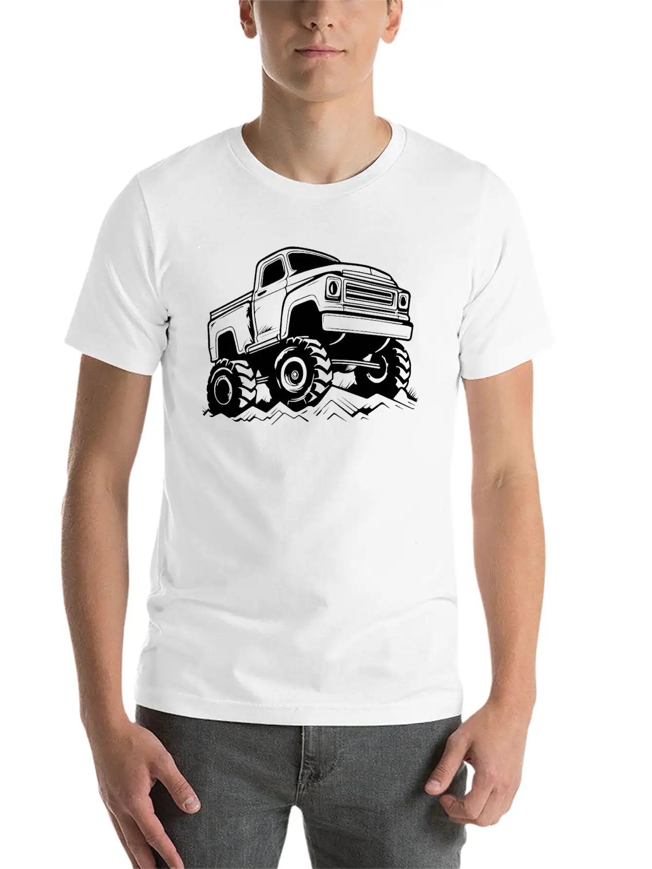Monster Truck Monstertruck Unisex Casual T-Shirt – Clean Design For Daily Comfort