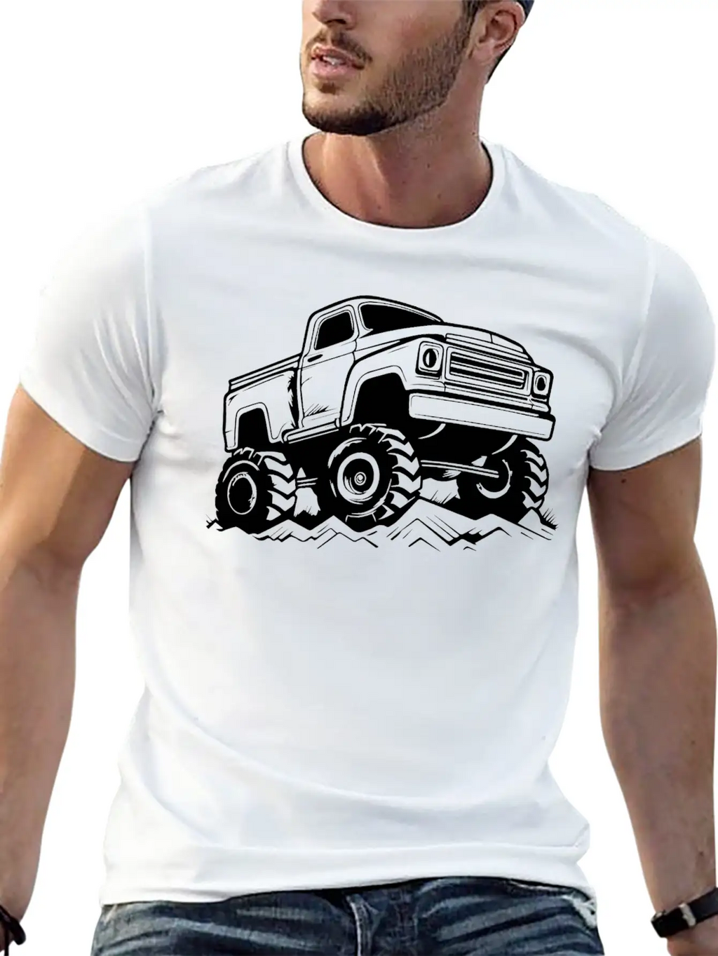 Monster Truck Monstertruck Unisex Casual T-Shirt – Clean Design For Daily Comfort