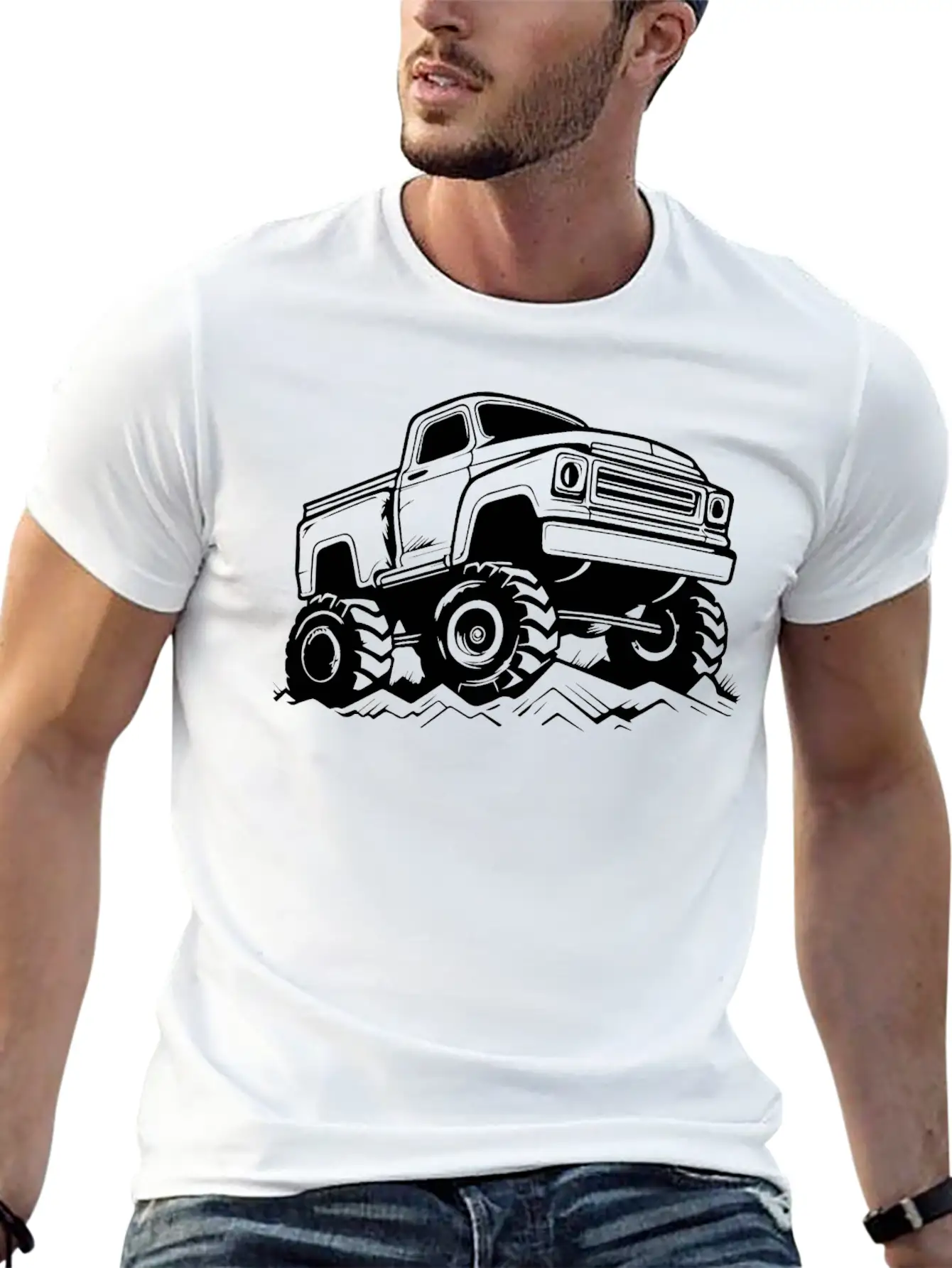 Monster Truck Monstertruck Unisex Casual T-Shirt – Clean Design For Daily Comfort