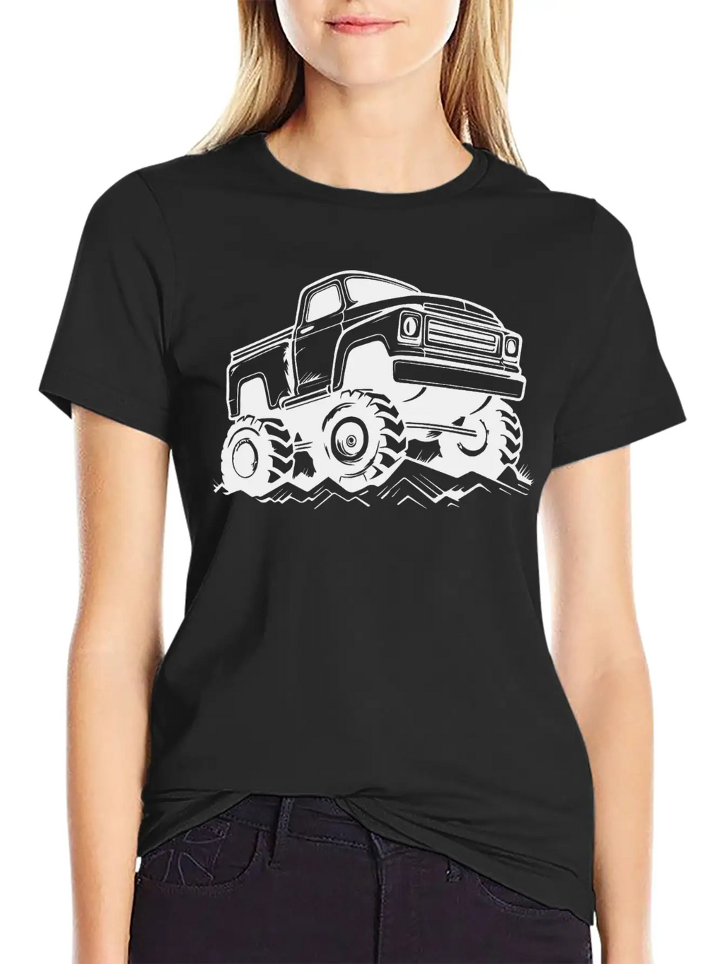 Monster Truck Monstertruck Unisex Casual T-Shirt – Clean Design For Daily Comfort