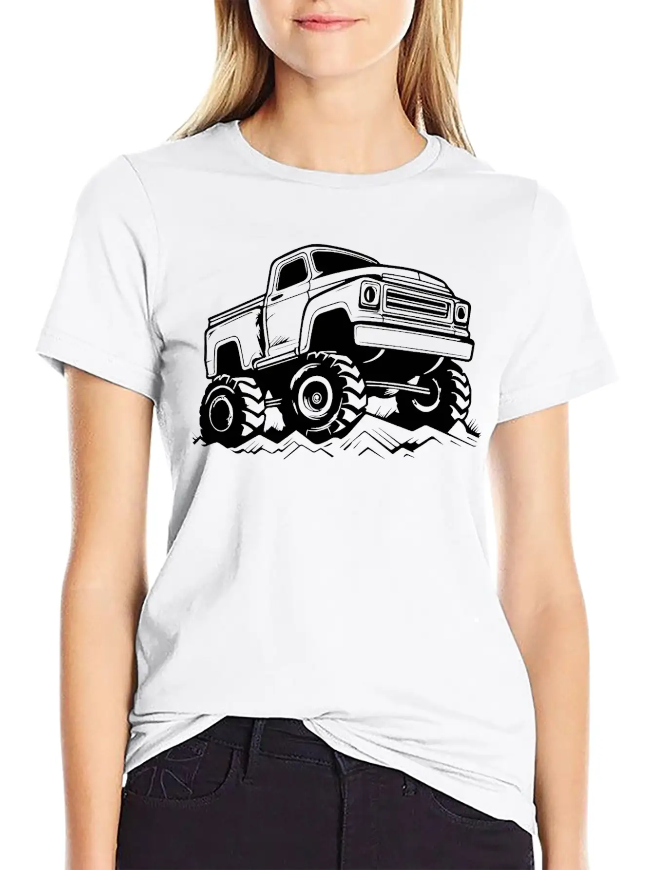 Monster Truck Monstertruck Unisex Casual T-Shirt – Clean Design For Daily Comfort