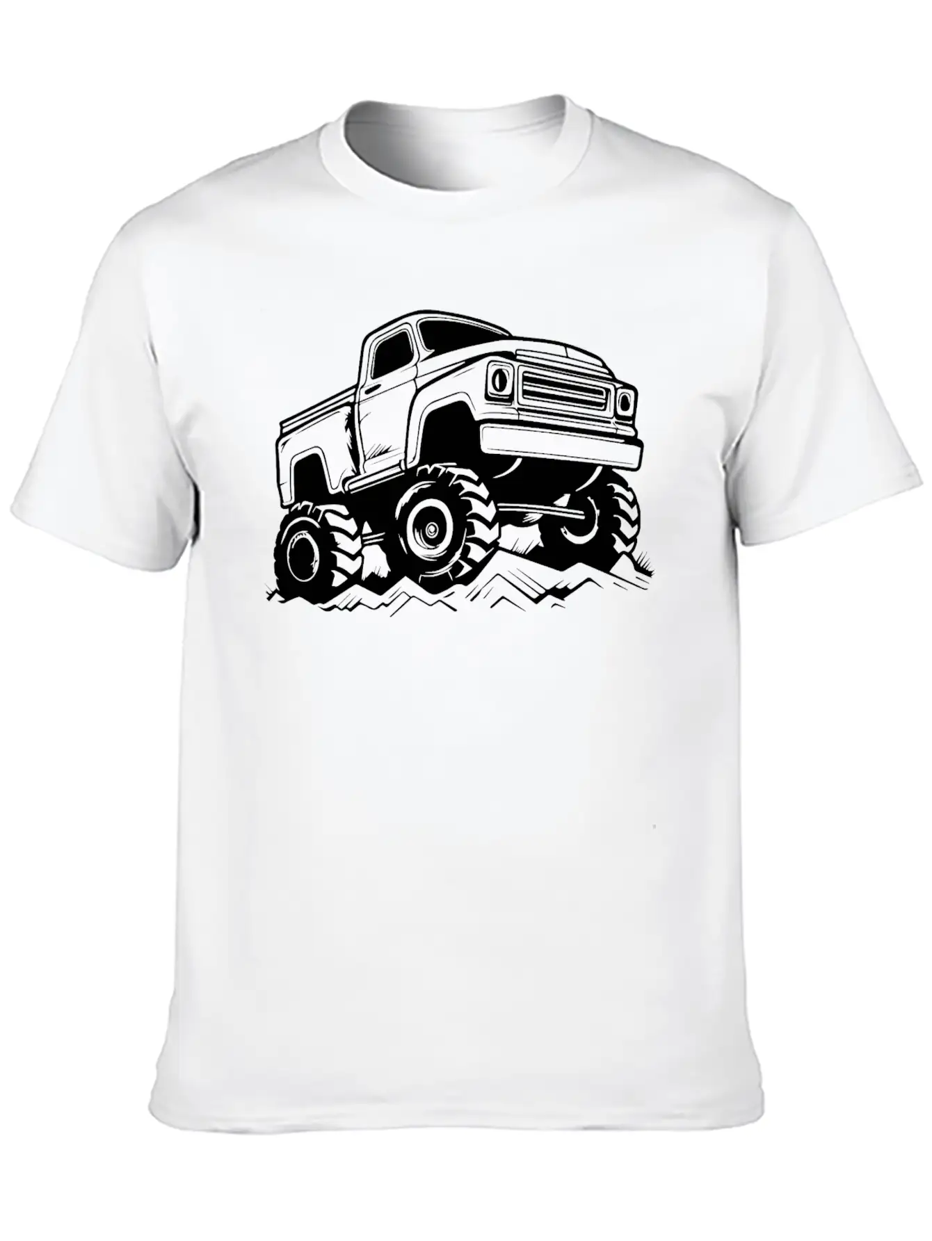 Monster Truck Monstertruck Unisex Casual T-Shirt – Clean Design For Daily Comfort