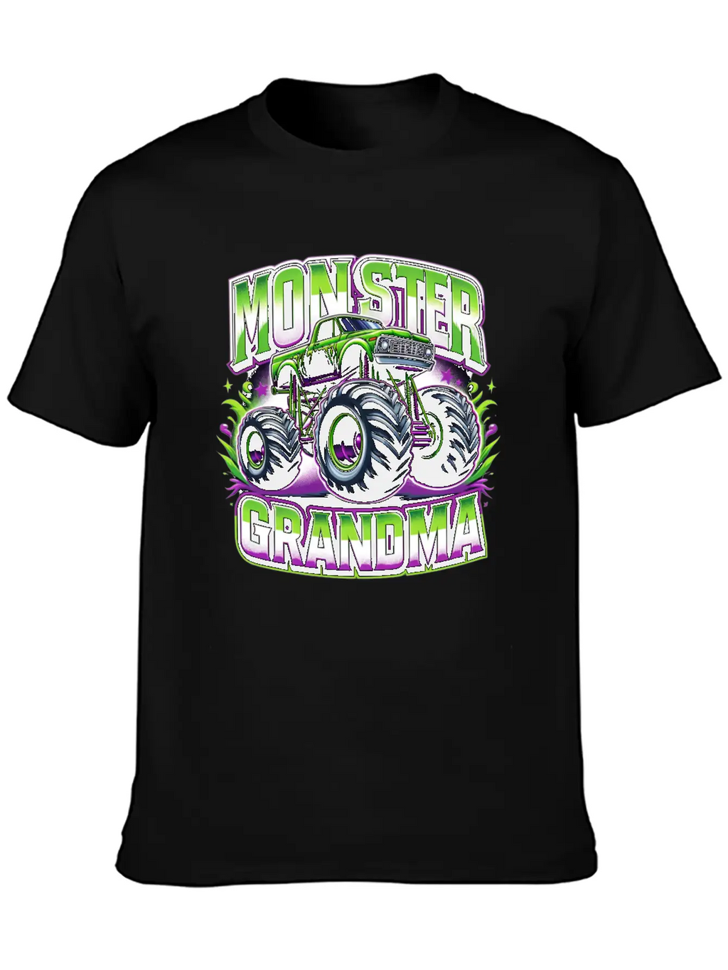 Monster Truck Race Racer Driver Grandma Mother's Timeless Short Sleeve Tee – Comfy And Minimalist Design