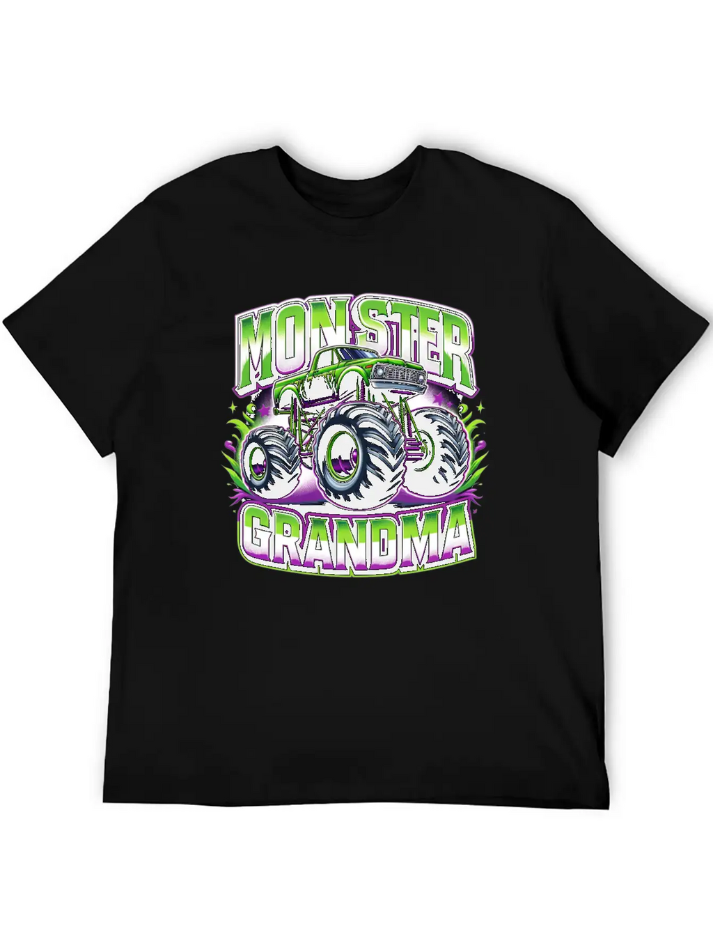 Monster Truck Race Racer Driver Grandma Mother's Timeless Short Sleeve Tee – Comfy And Minimalist Design