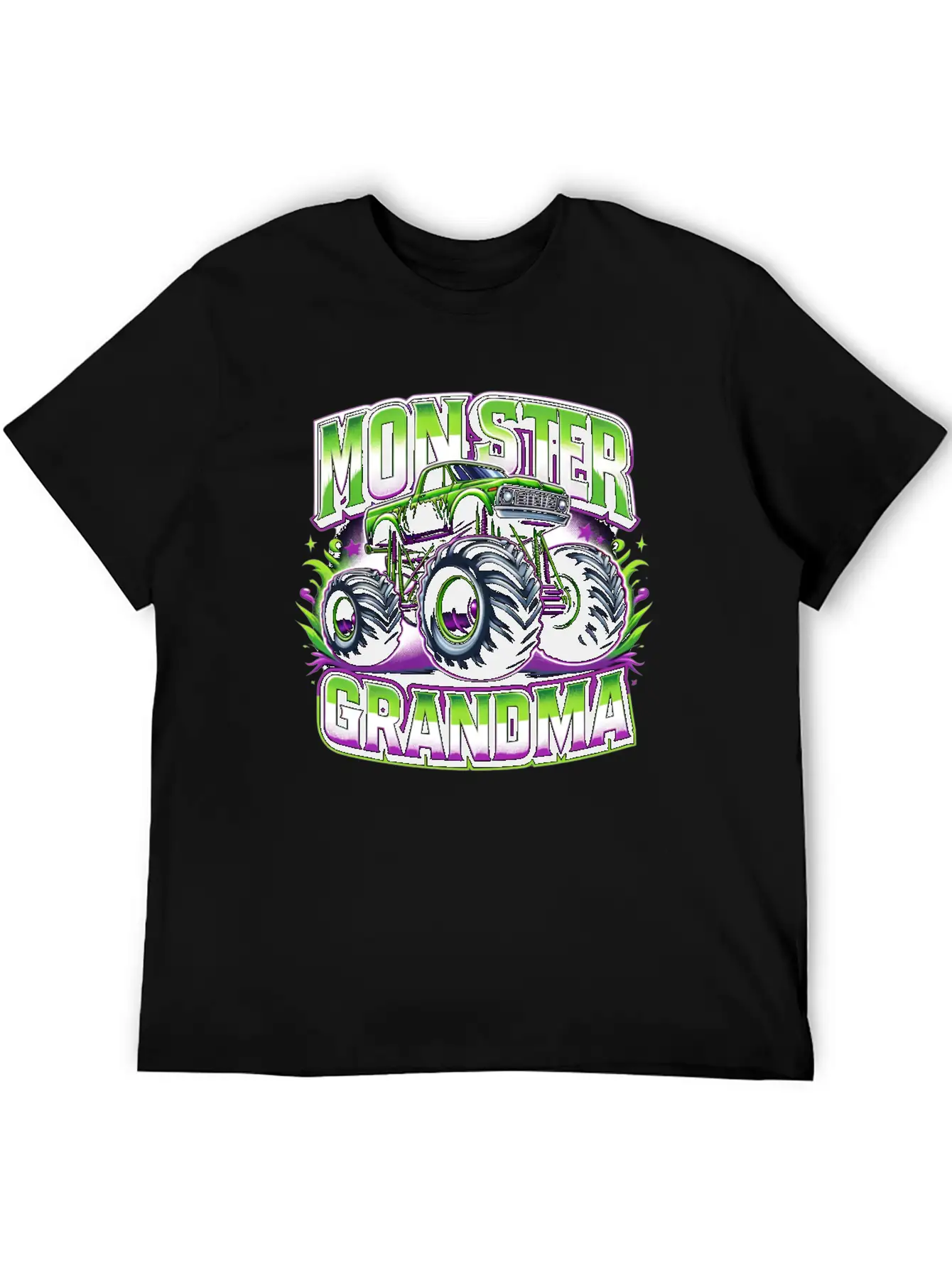 Monster Truck Race Racer Driver Grandma Mother's Timeless Short Sleeve Tee – Comfy And Minimalist Design