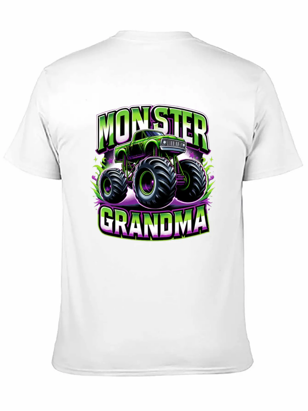 Monster Truck Race Racer Driver Grandma Mother's Timeless Short Sleeve Tee – Comfy And Minimalist Design