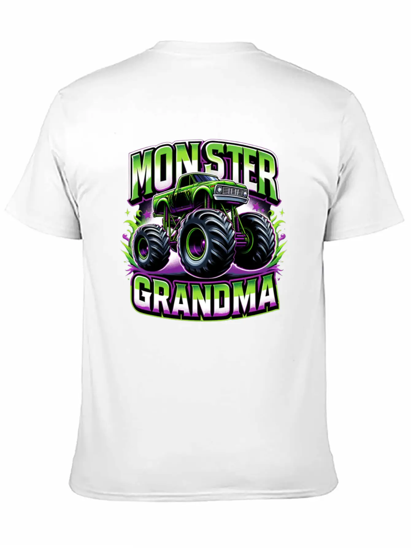Monster Truck Race Racer Driver Grandma Mother's Timeless Short Sleeve Tee – Comfy And Minimalist Design