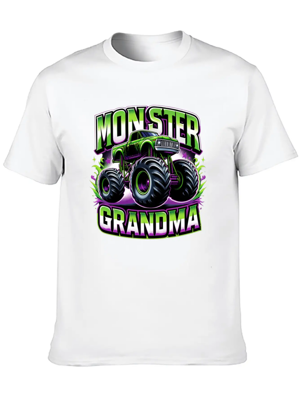 Monster Truck Race Racer Driver Grandma Mother's Timeless Short Sleeve Tee – Comfy And Minimalist Design