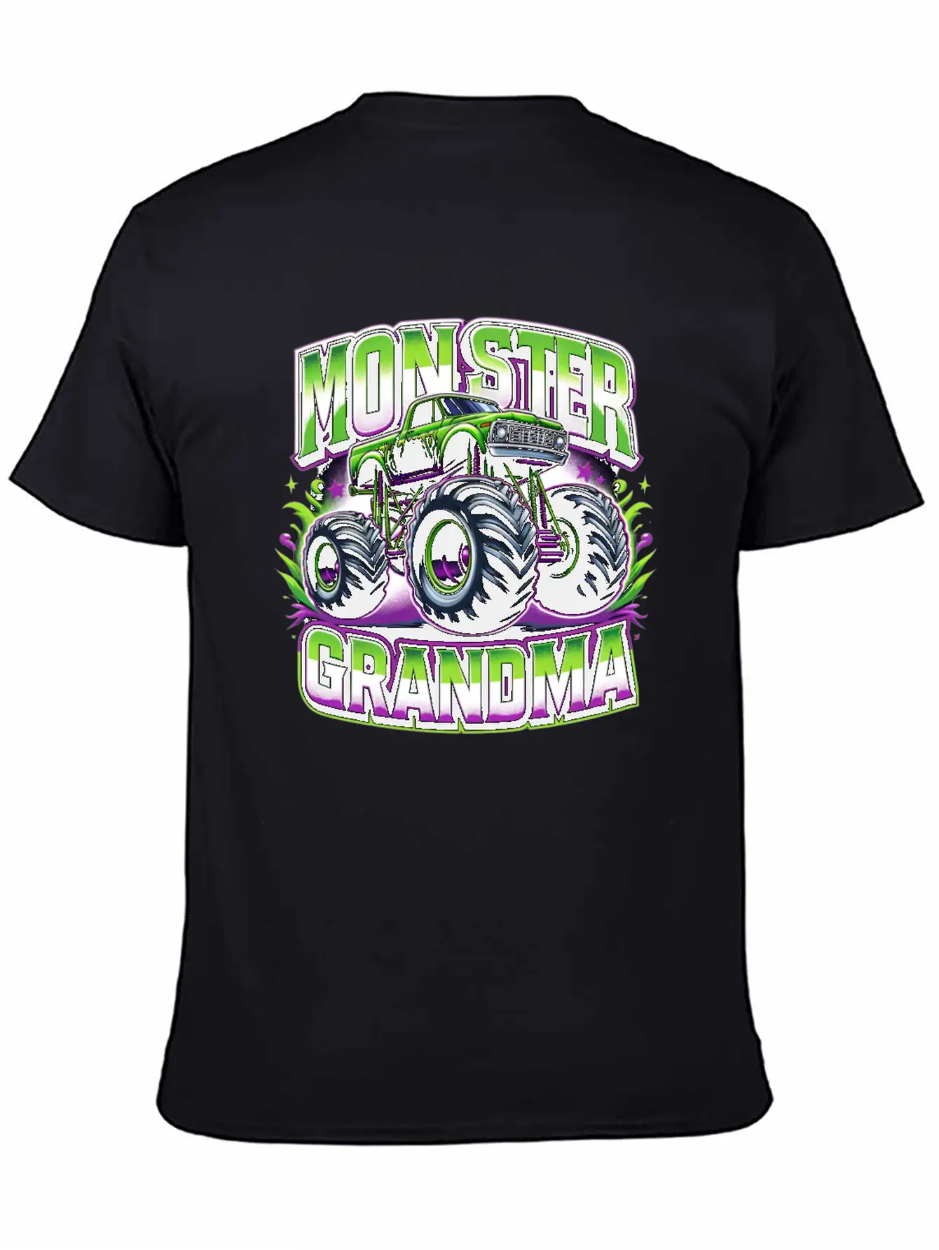 Monster Truck Race Racer Driver Grandma Mother's Timeless Short Sleeve Tee – Comfy And Minimalist Design