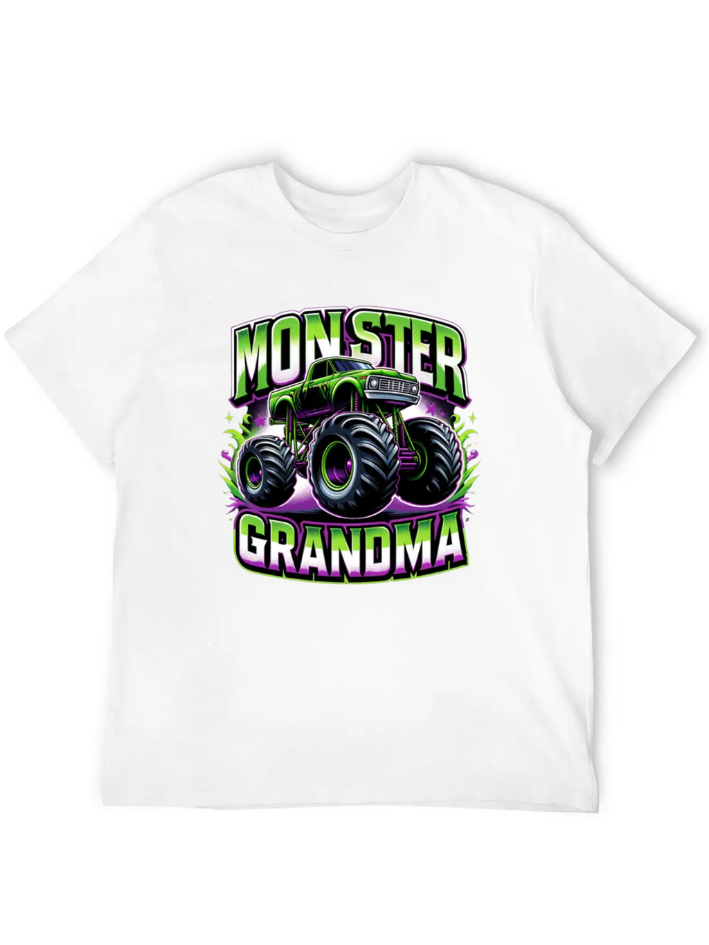 Monster Truck Race Racer Driver Grandma Mother's Timeless Short Sleeve Tee – Comfy And Minimalist Design