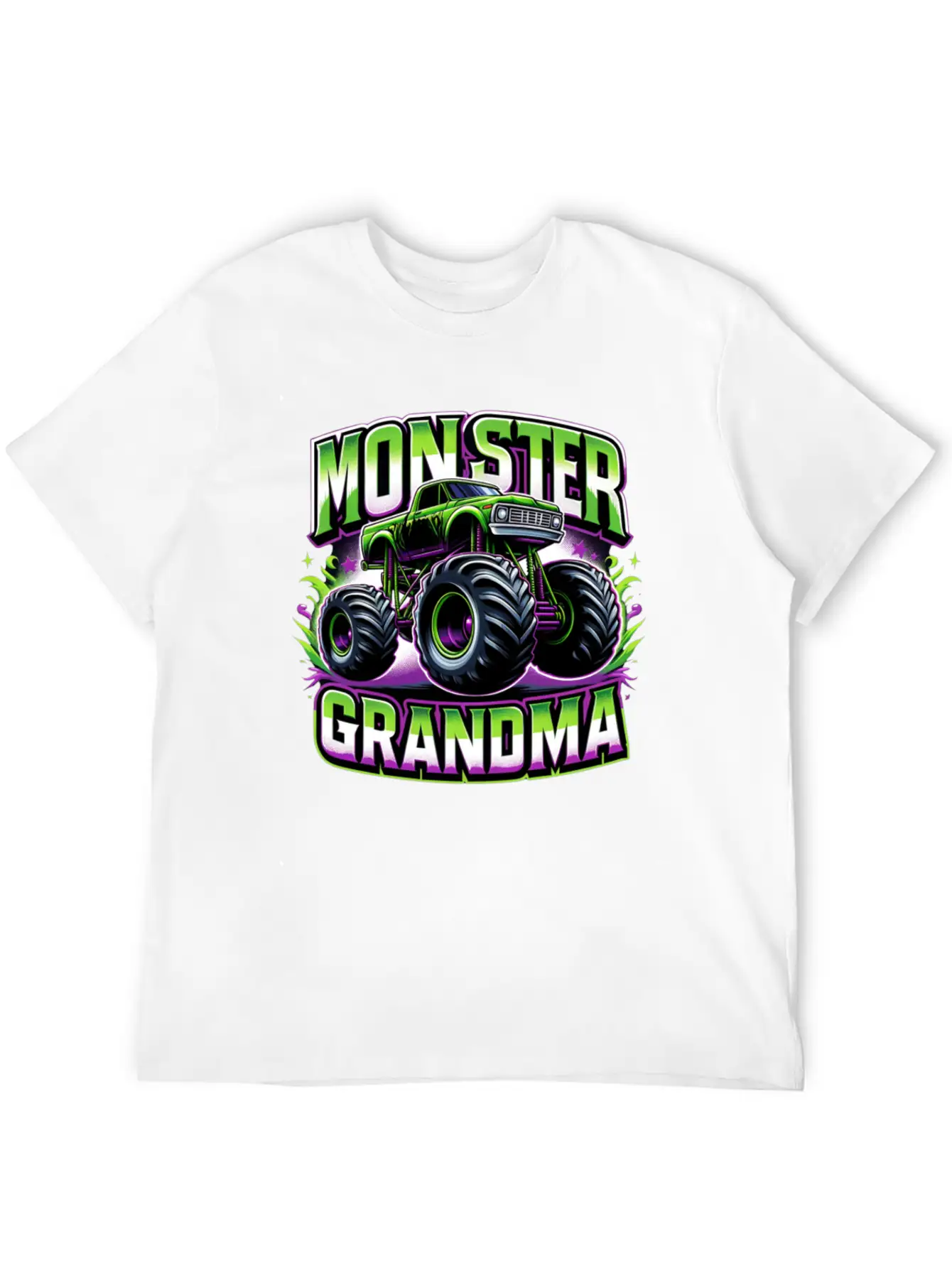 Monster Truck Race Racer Driver Grandma Mother's Timeless Short Sleeve Tee – Comfy And Minimalist Design