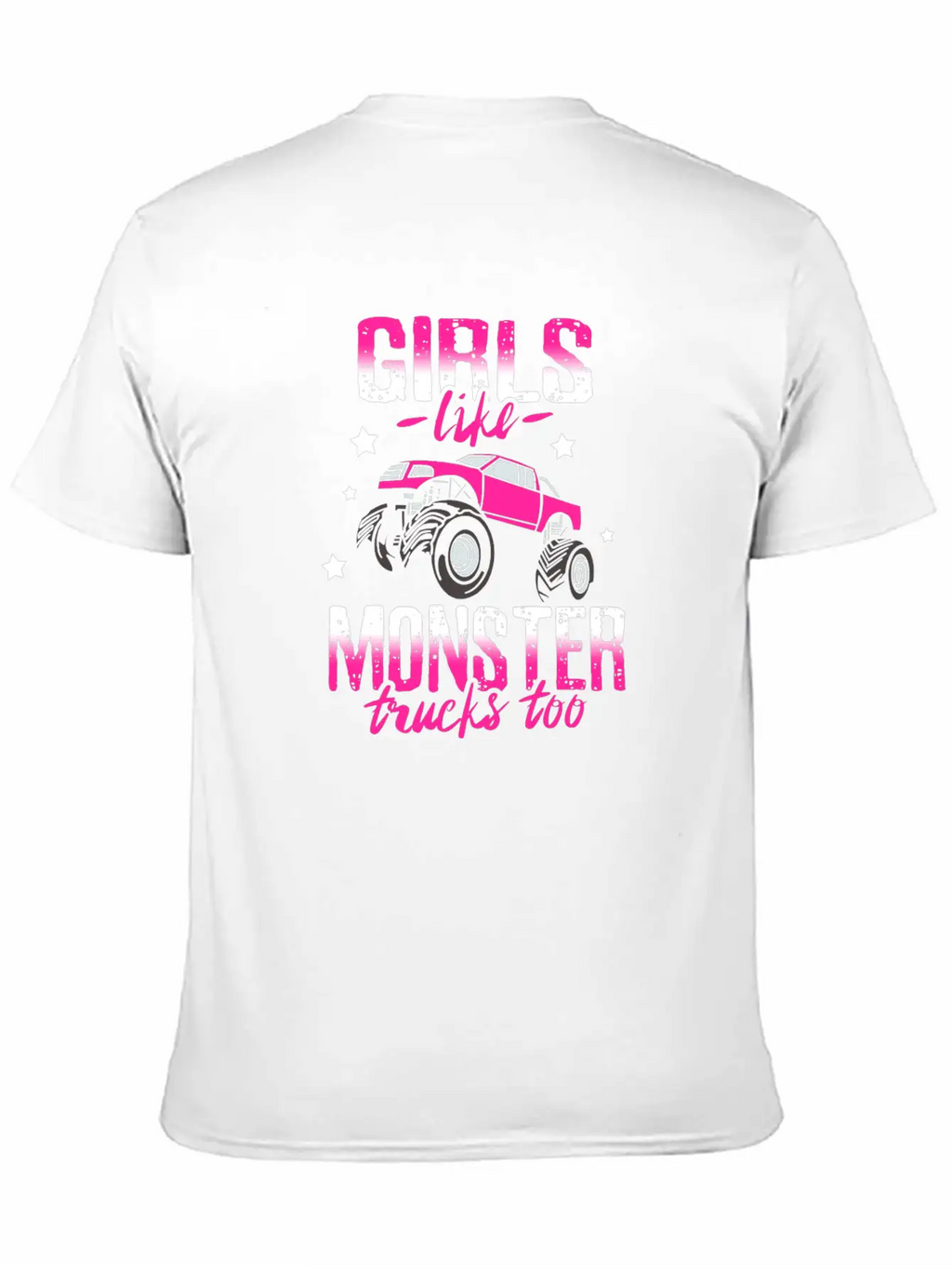 Monster Trucks For Girls Breathable Soft Cotton T-Shirt – Timeless Casual Look