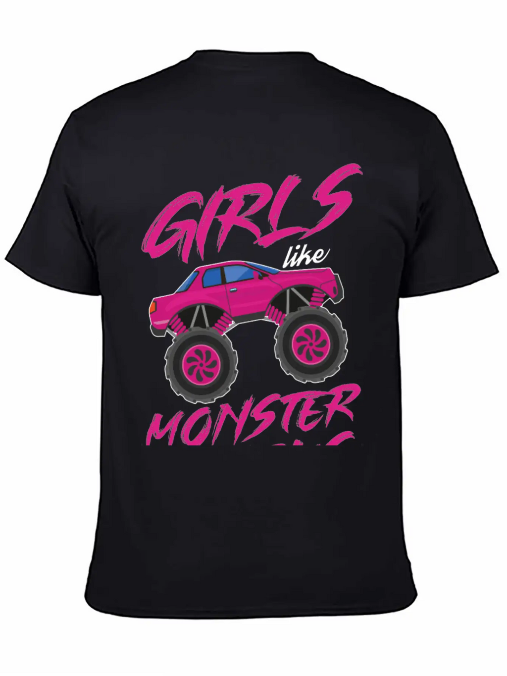 Monster Trucks Girls Monster Truck Lover Classic Cotton Tee – Unisex Comfort For Any Season