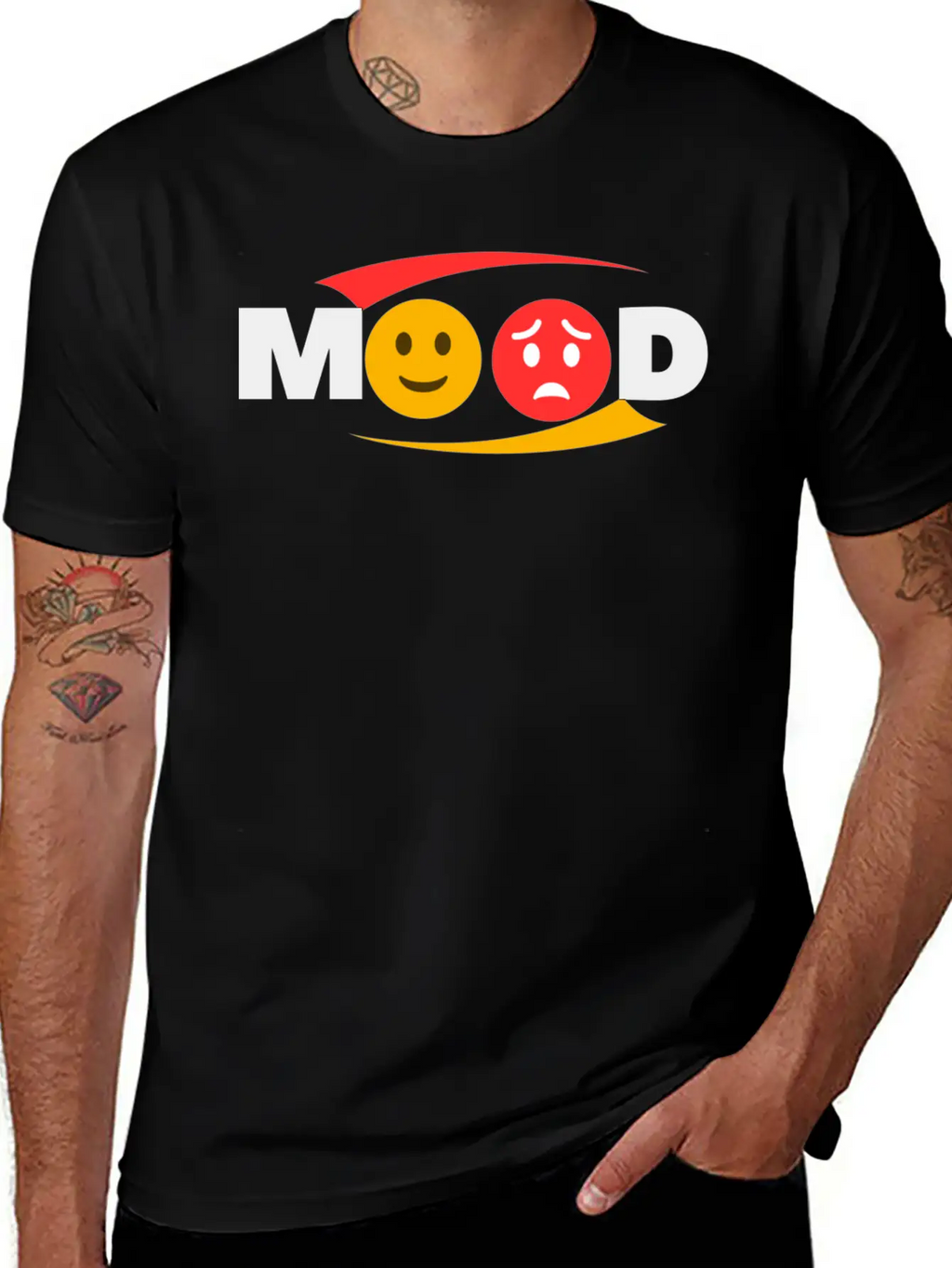 MOOD Essential Cotton Tee For Daily Outfits – Unisex Style