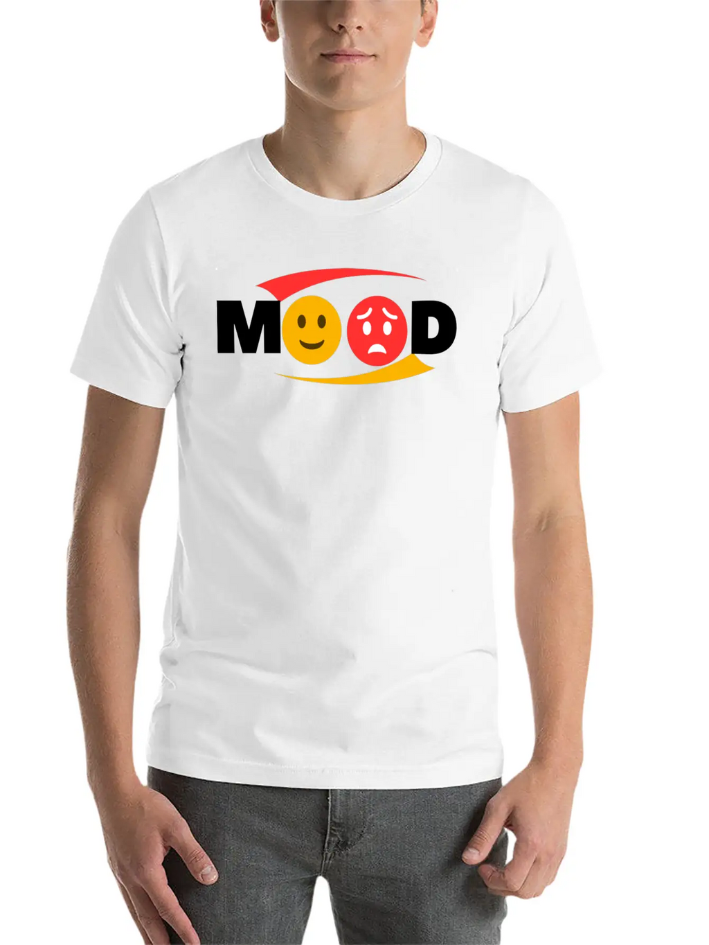 MOOD Essential Cotton Tee For Daily Outfits – Unisex Style