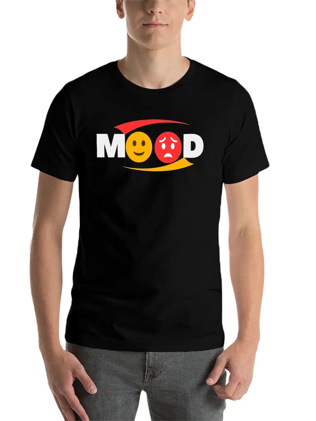 MOOD Essential Cotton Tee For Daily Outfits – Unisex Style