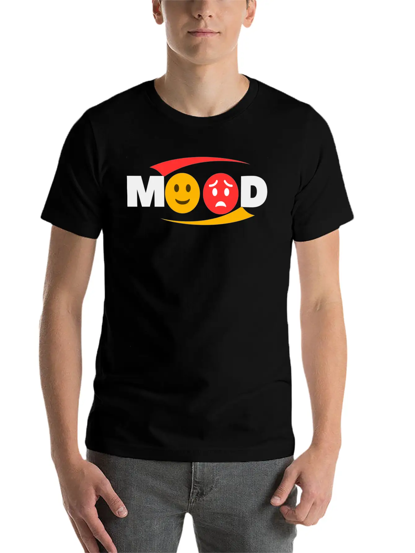 MOOD Essential Cotton Tee For Daily Outfits – Unisex Style
