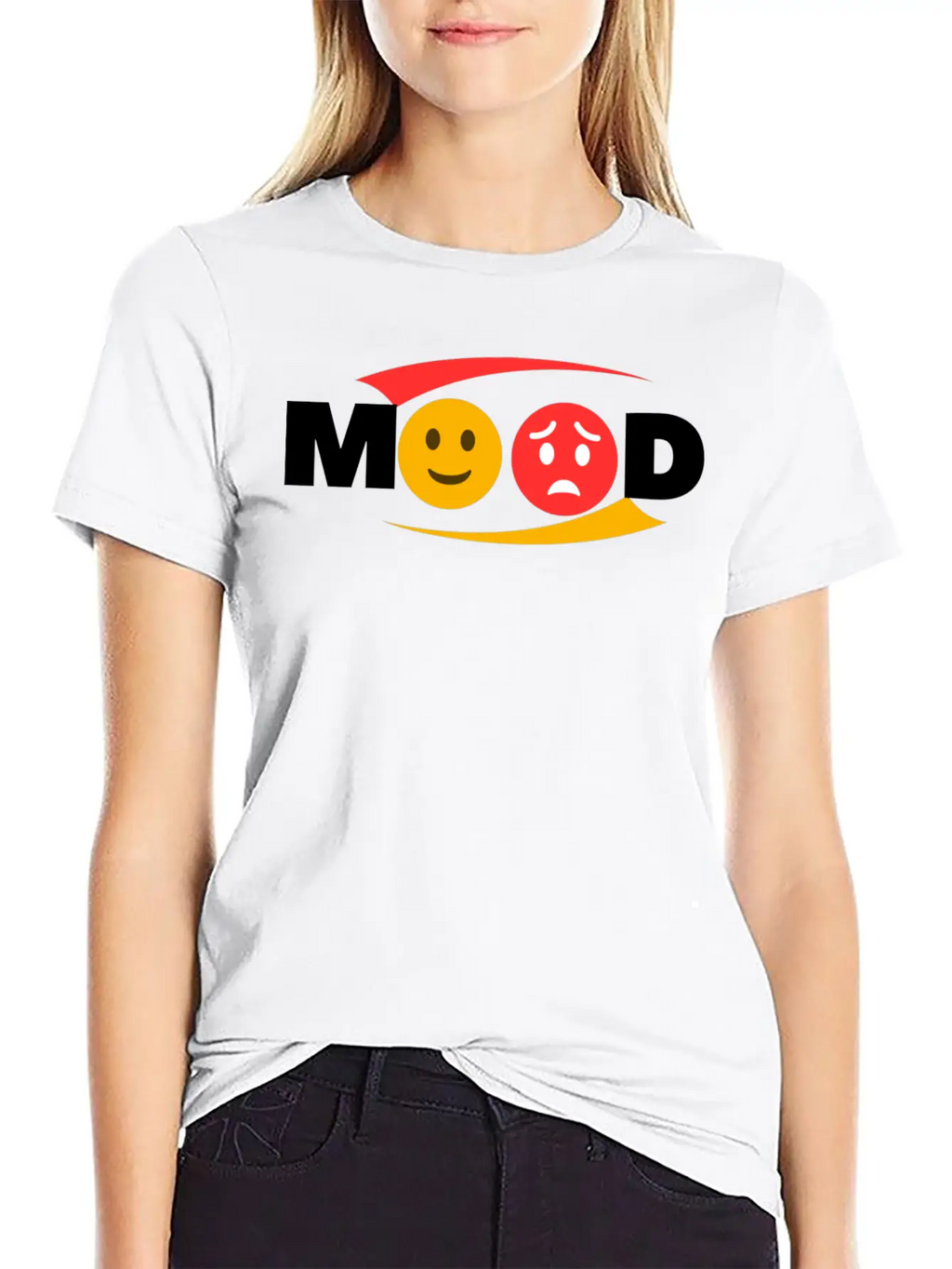 MOOD Essential Cotton Tee For Daily Outfits – Unisex Style
