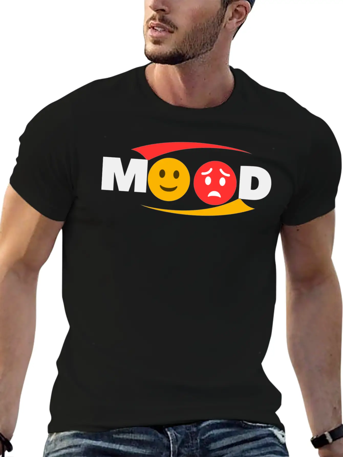 MOOD Essential Cotton Tee For Daily Outfits – Unisex Style